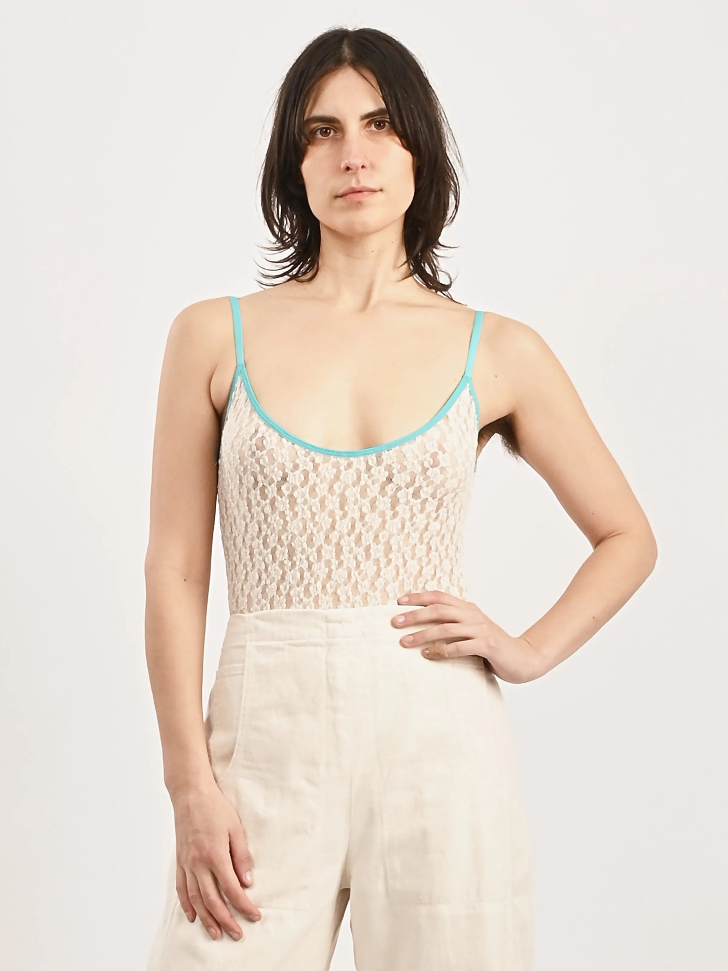 Undyed/Turquoise Musial Bodysuit sold by Frances May Houseline product image thumbnail 2
