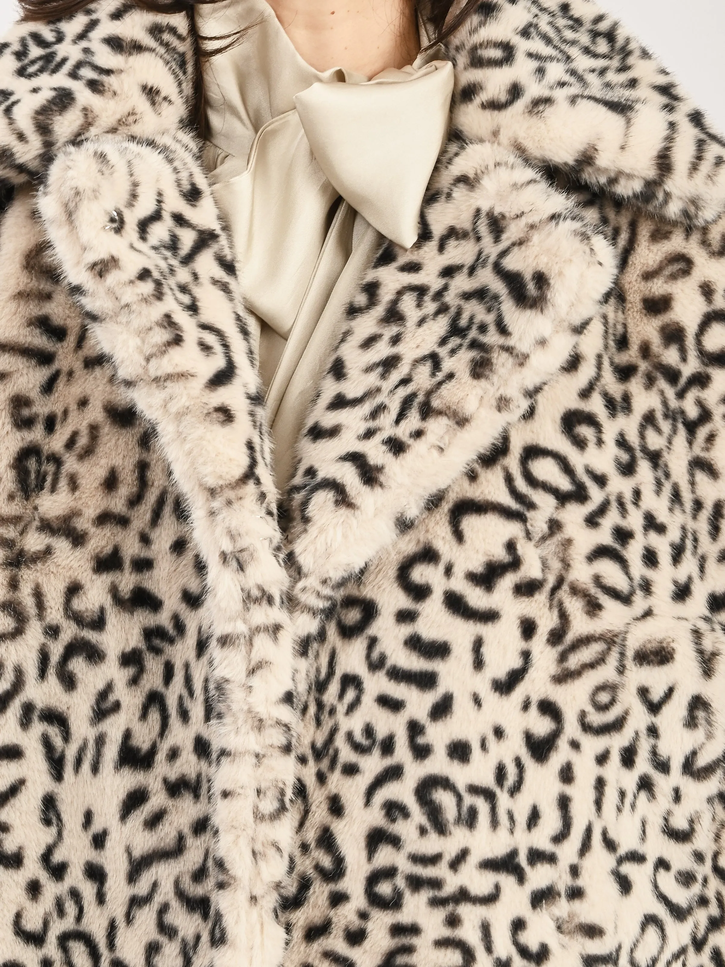 Almond Milk Faux Fur Jacket sold by Frances May Houseline product image thumbnail 4