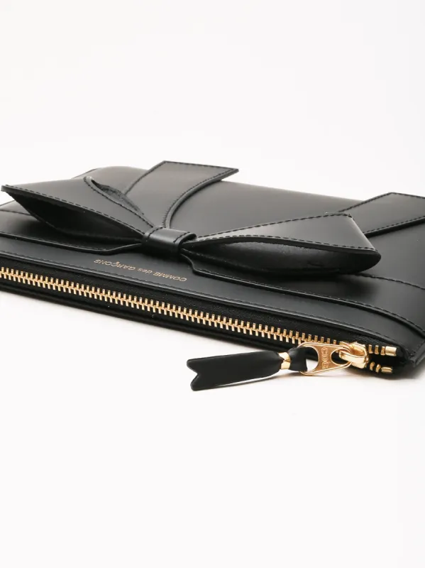 Large Black Big Bow Pouch sold by Frances May Houseline