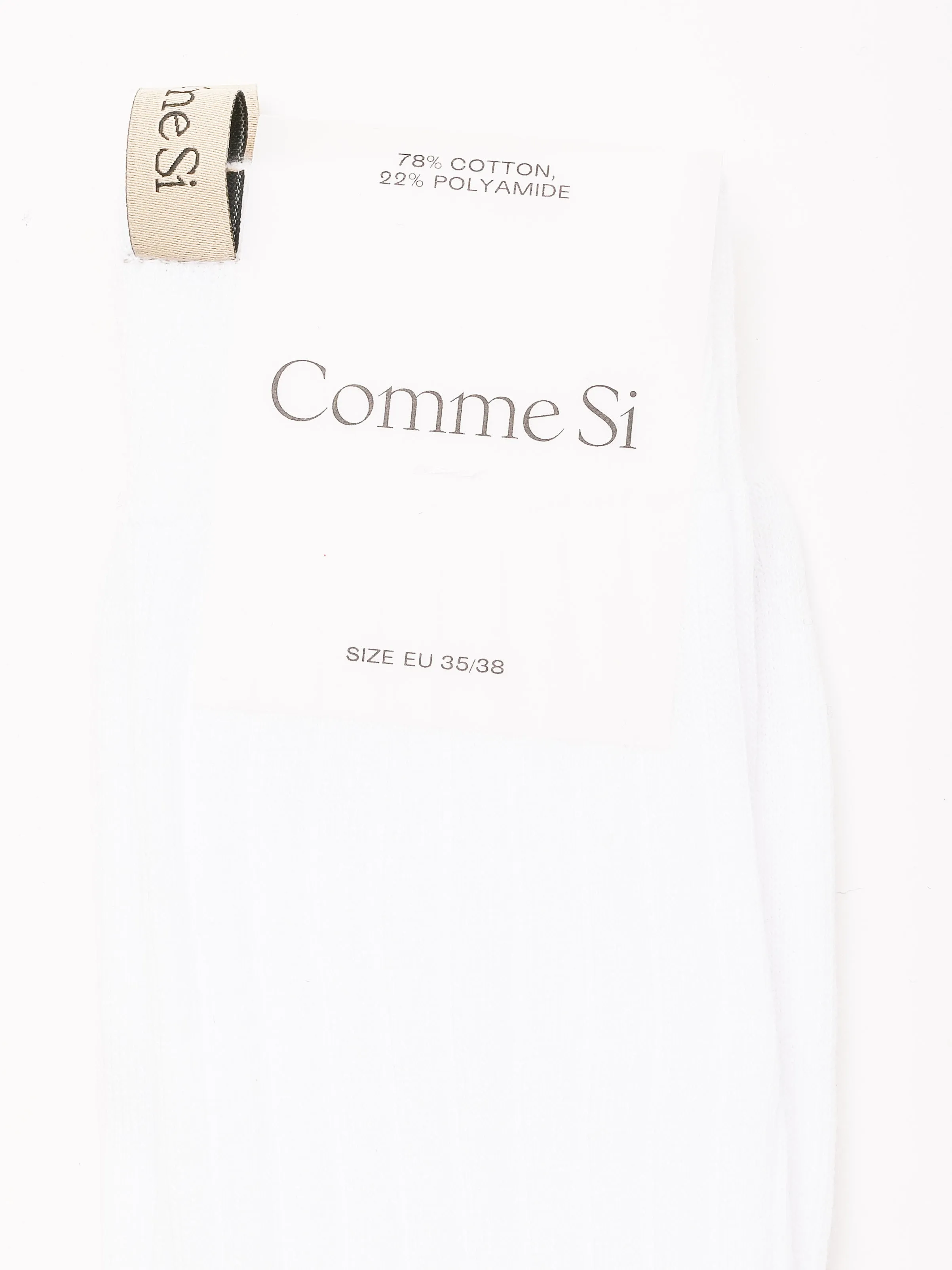 White The Yves Sock sold by Frances May Houseline