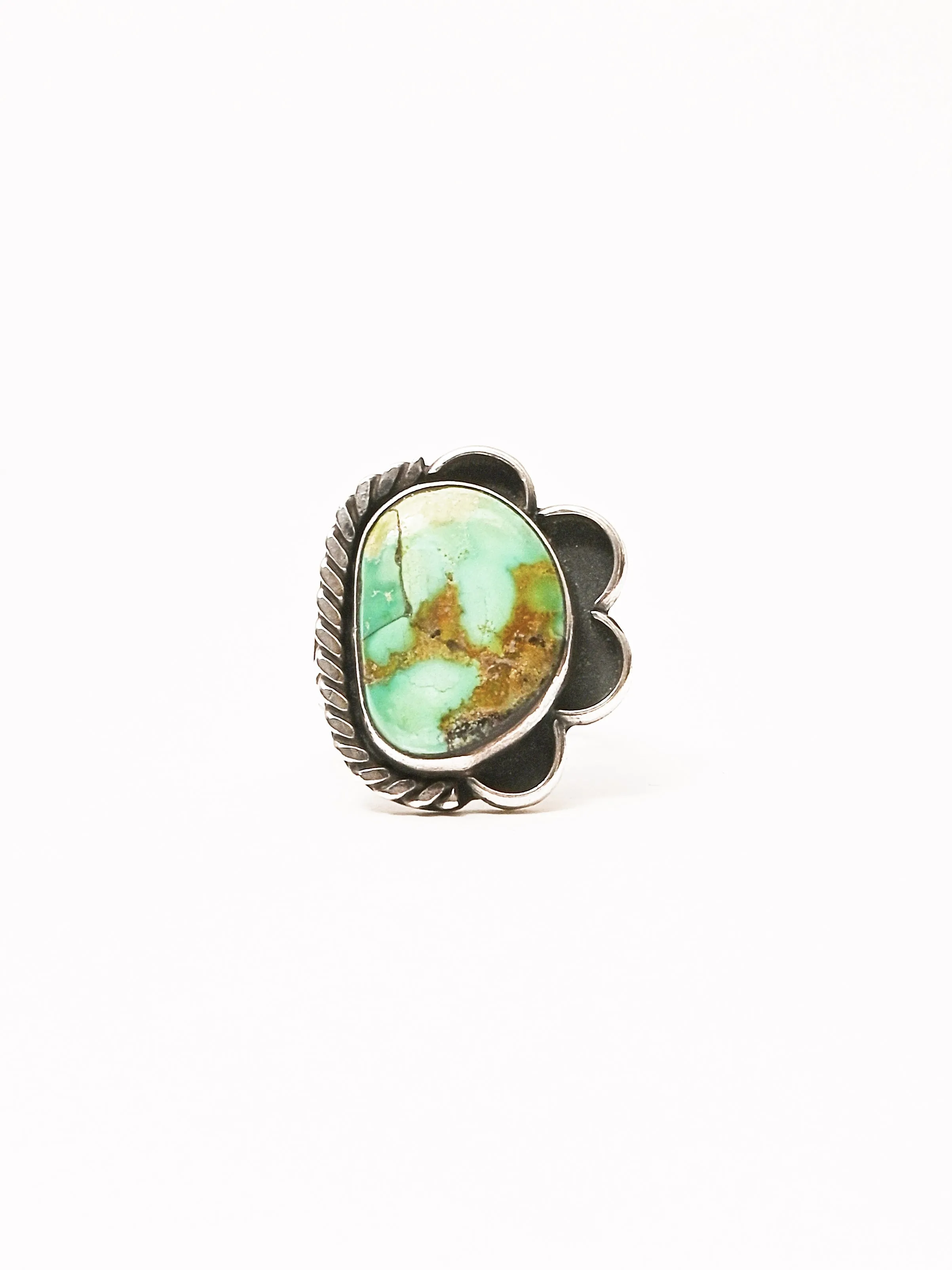 Turquoise Flower Ring sold by Frances May Houseline product image thumbnail 2