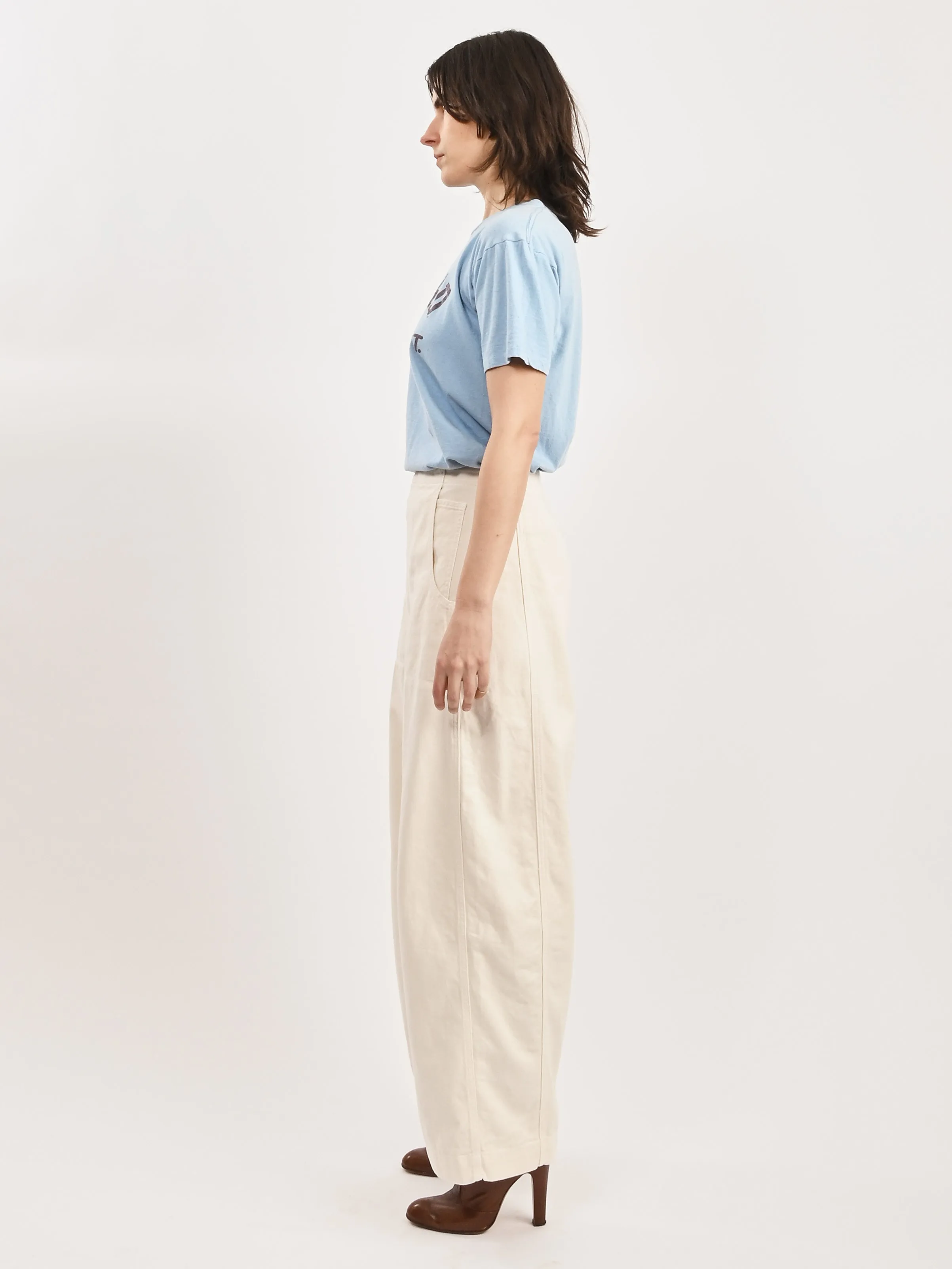 Cream Tany Pant sold by Frances May Houseline product image thumbnail 5