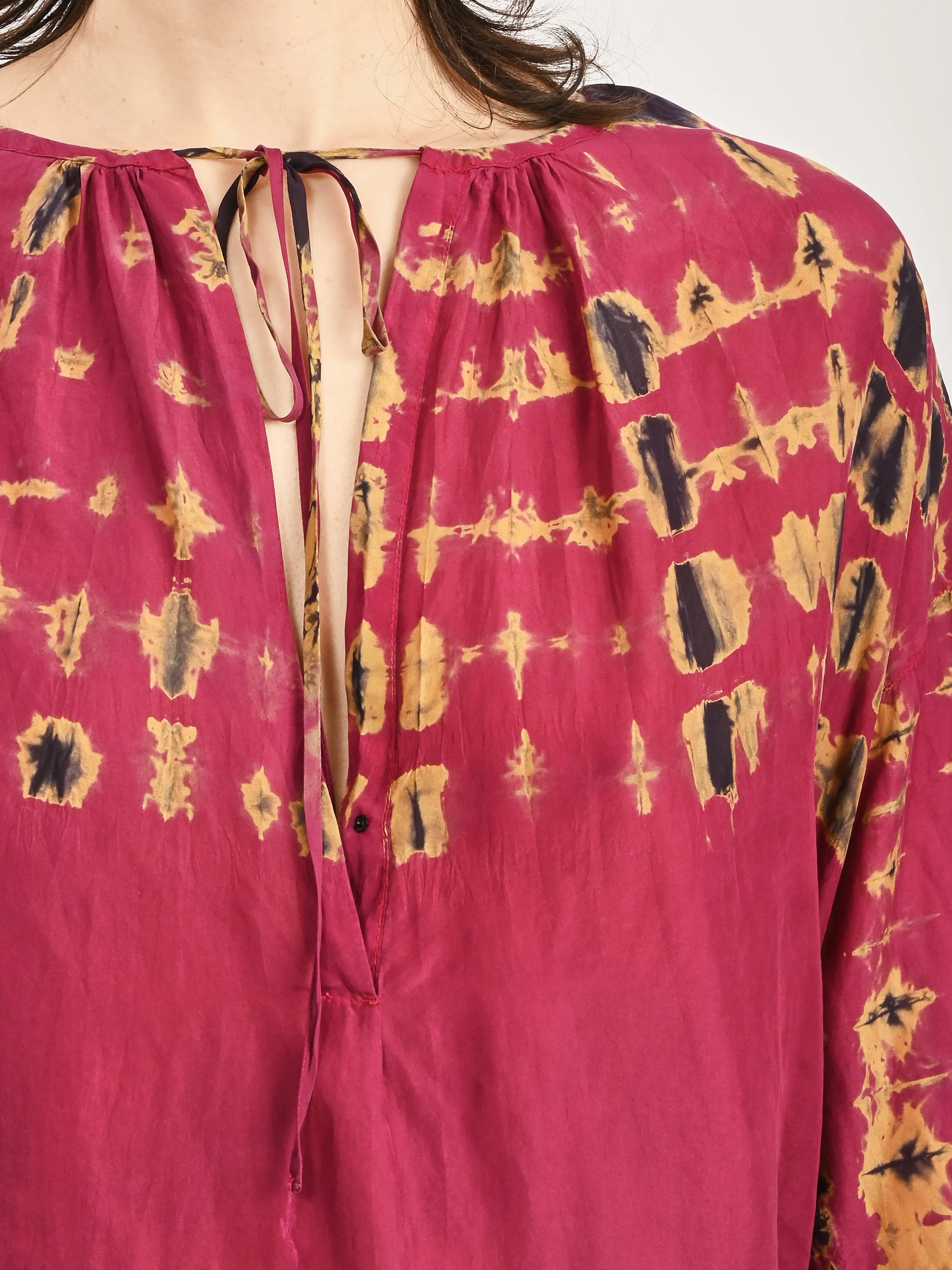 Fuchsia Poet Blouse sold by Frances May Houseline product image thumbnail 3