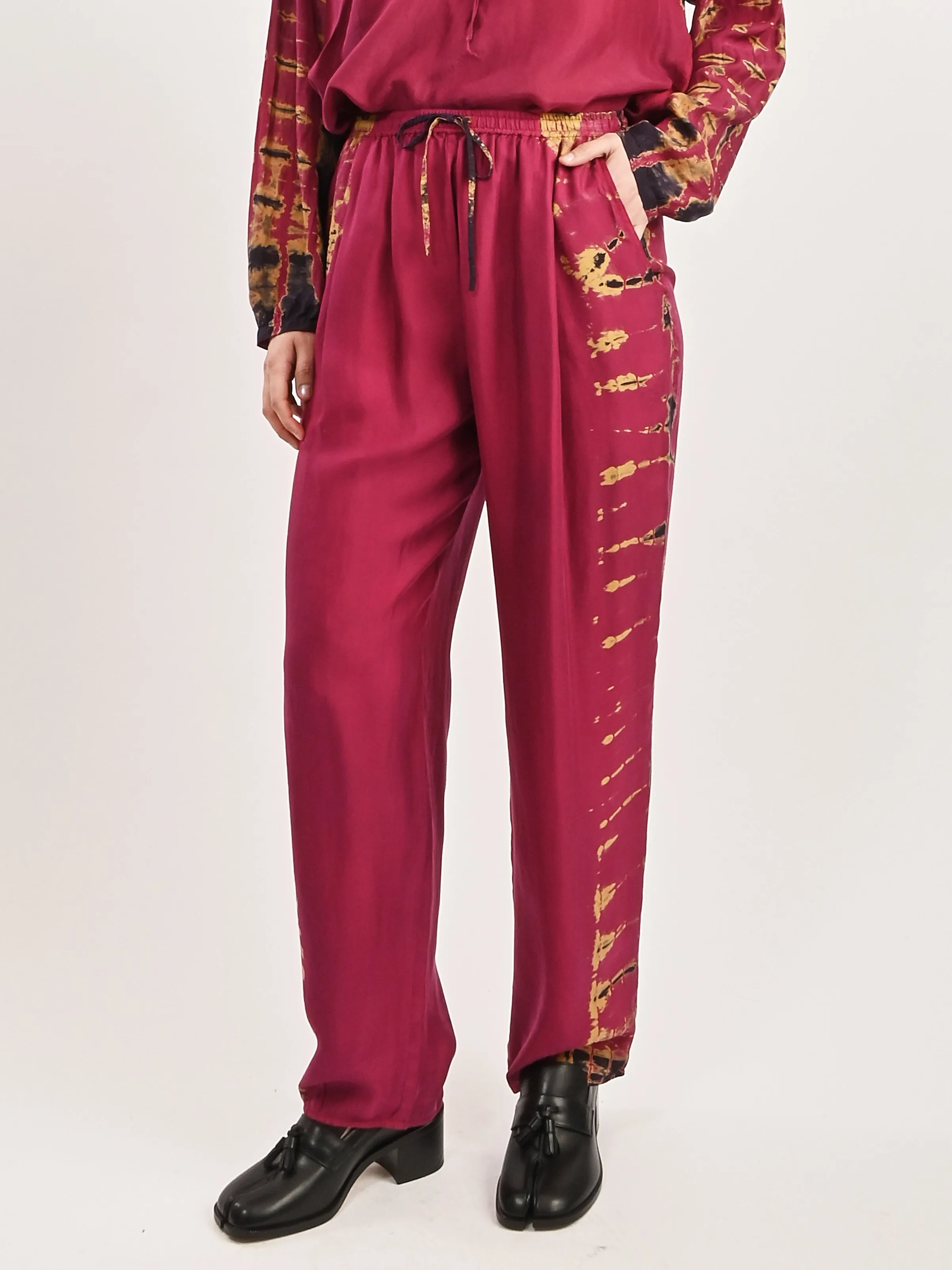 Fuchsia Logan Pant sold by Frances May Houseline product image thumbnail 2