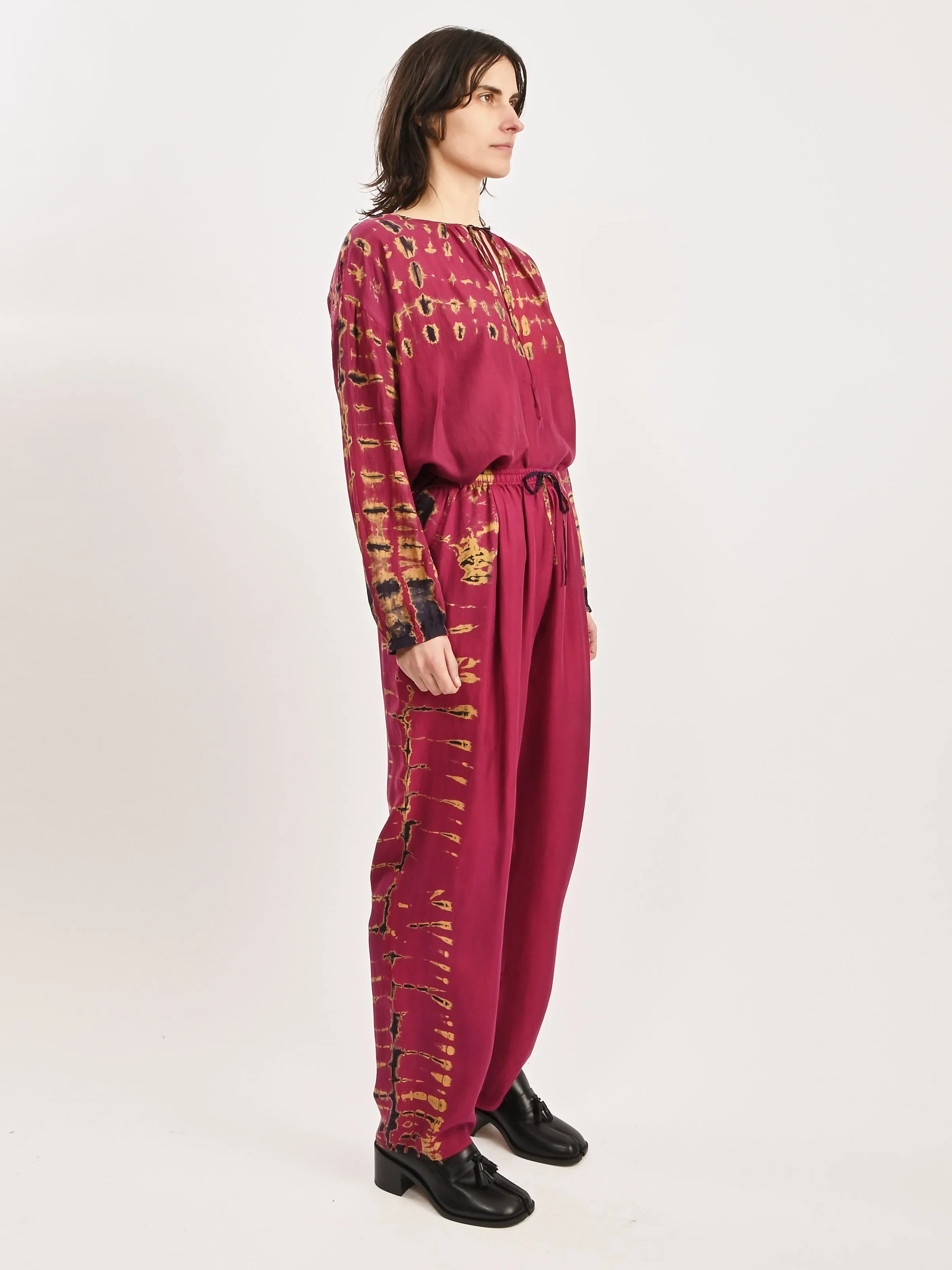 Fuchsia Logan Pant sold by Frances May Houseline product image thumbnail 5