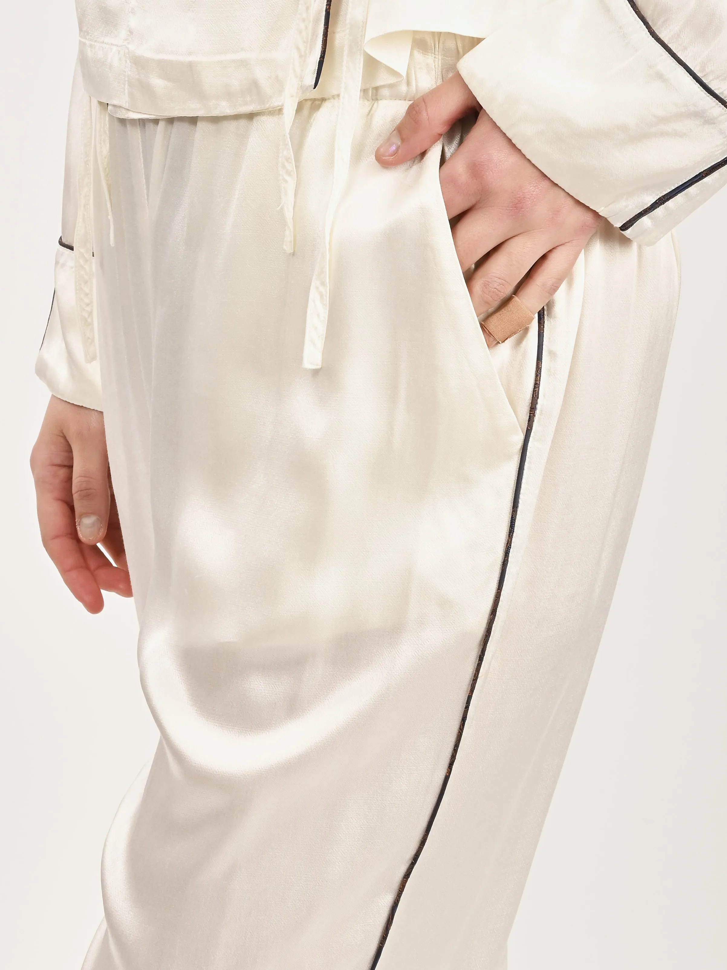 Ivory Camden Pant sold by Frances May Houseline product image thumbnail 3