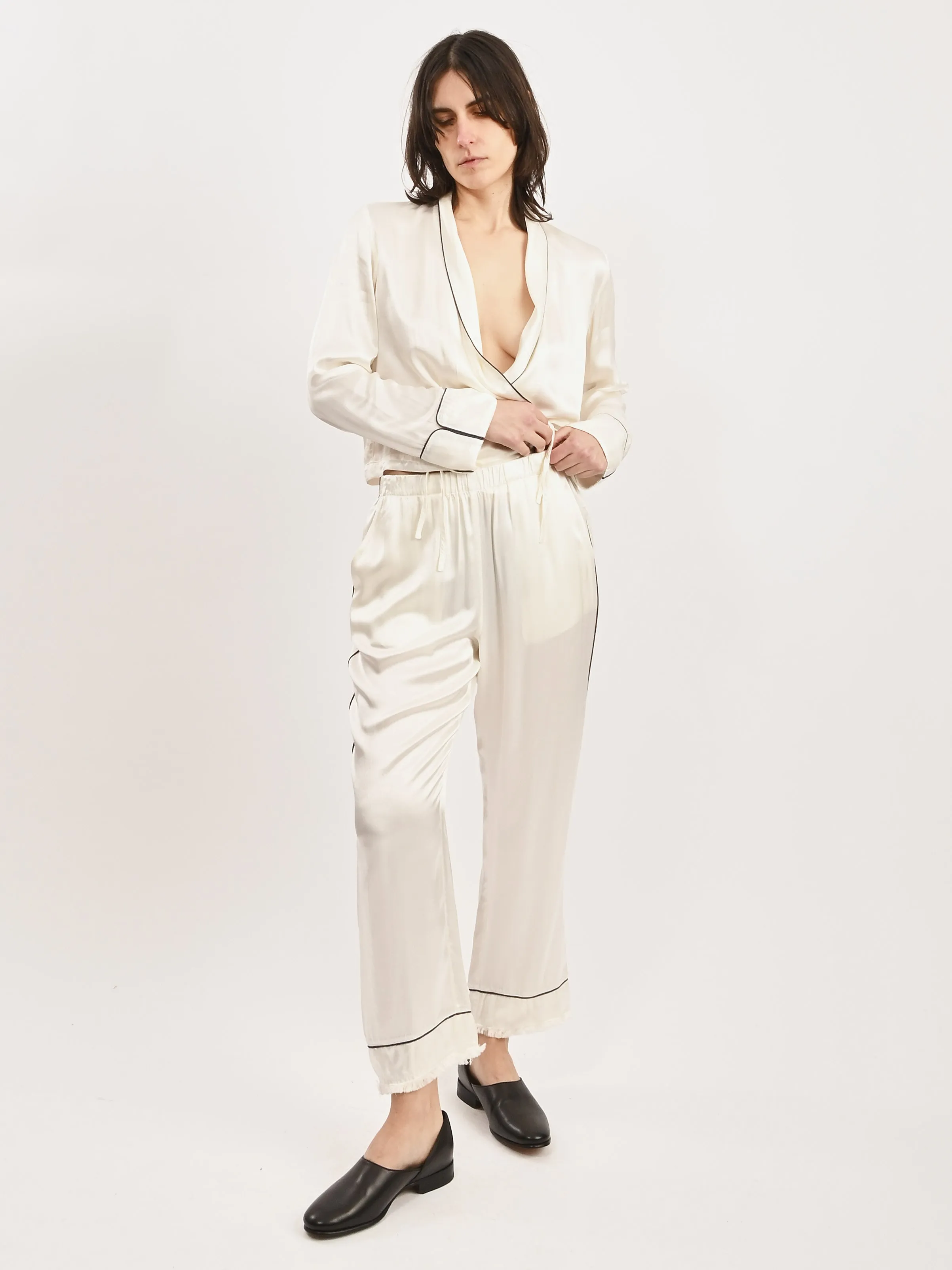 Ivory Camden Pant sold by Frances May Houseline