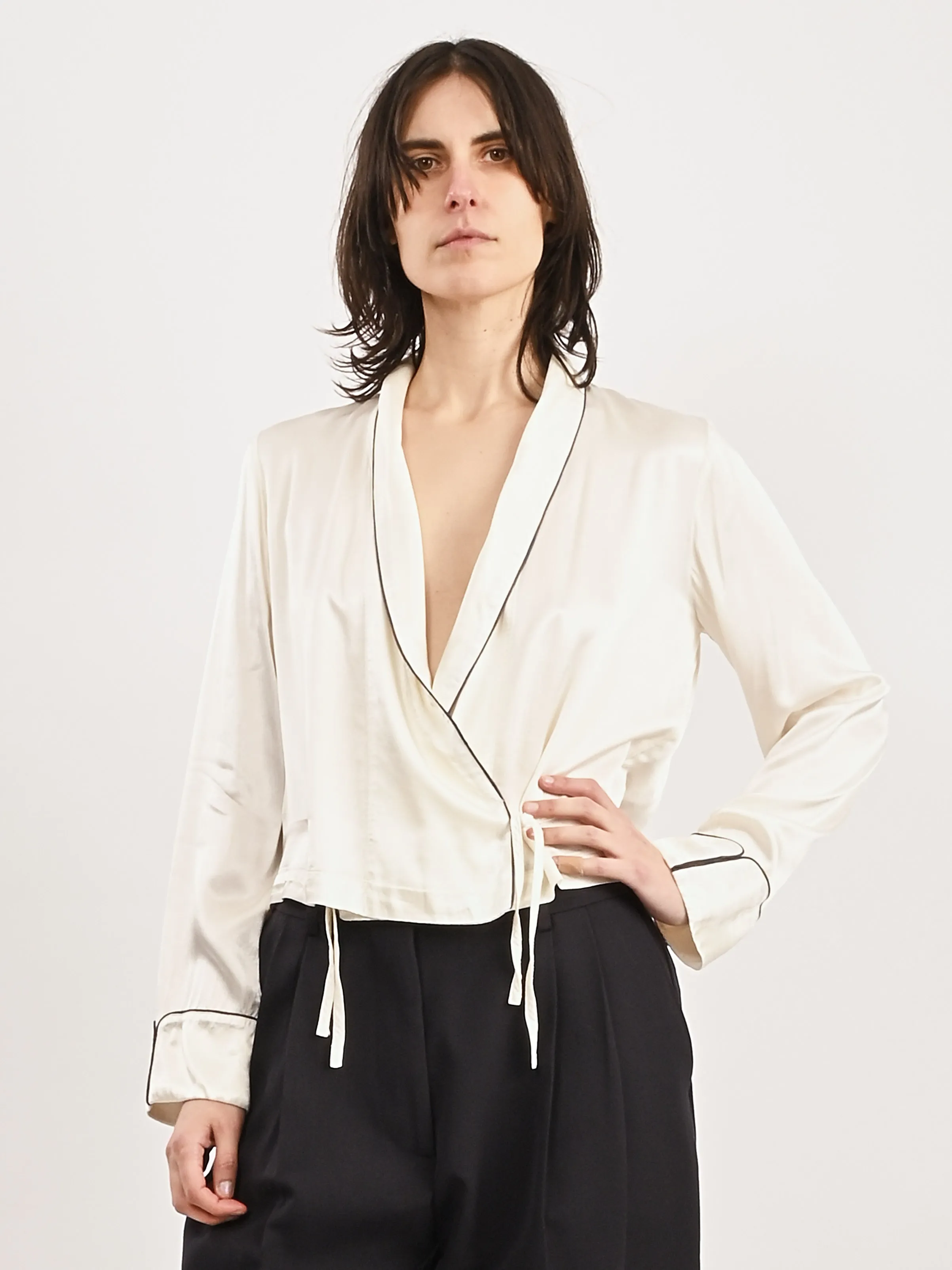 Ivory Windsor Jacket sold by Frances May Houseline product image thumbnail 2