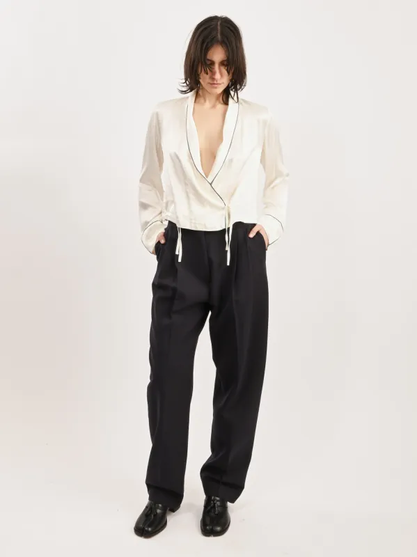 Ivory Windsor Jacket made by Raquel Allegra