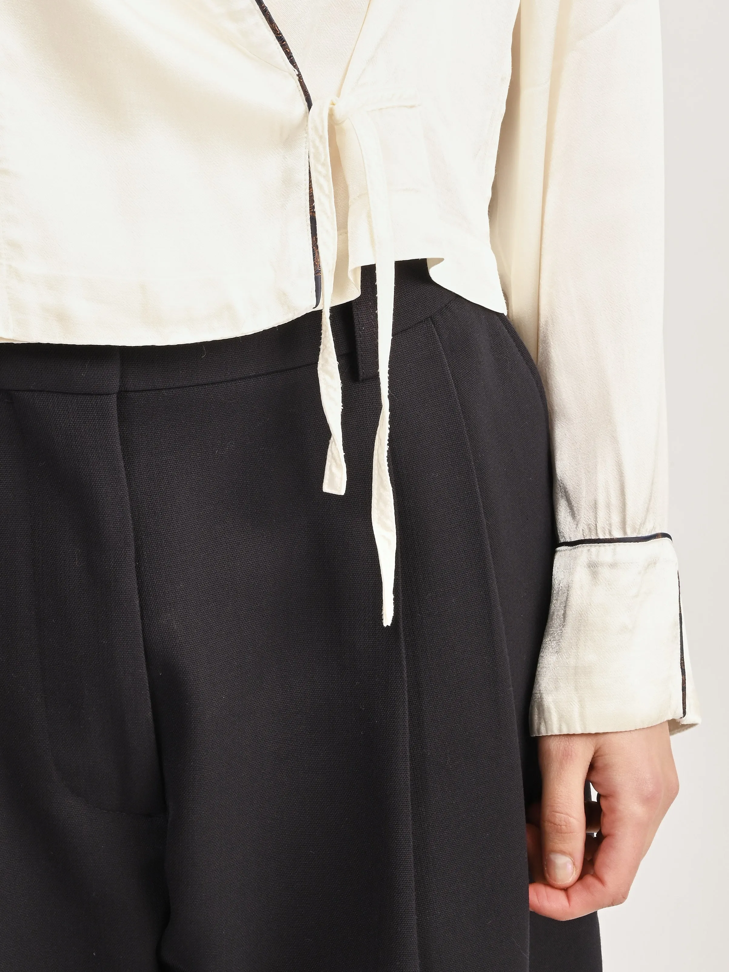 Ivory Windsor Jacket sold by Frances May Houseline product image thumbnail 5