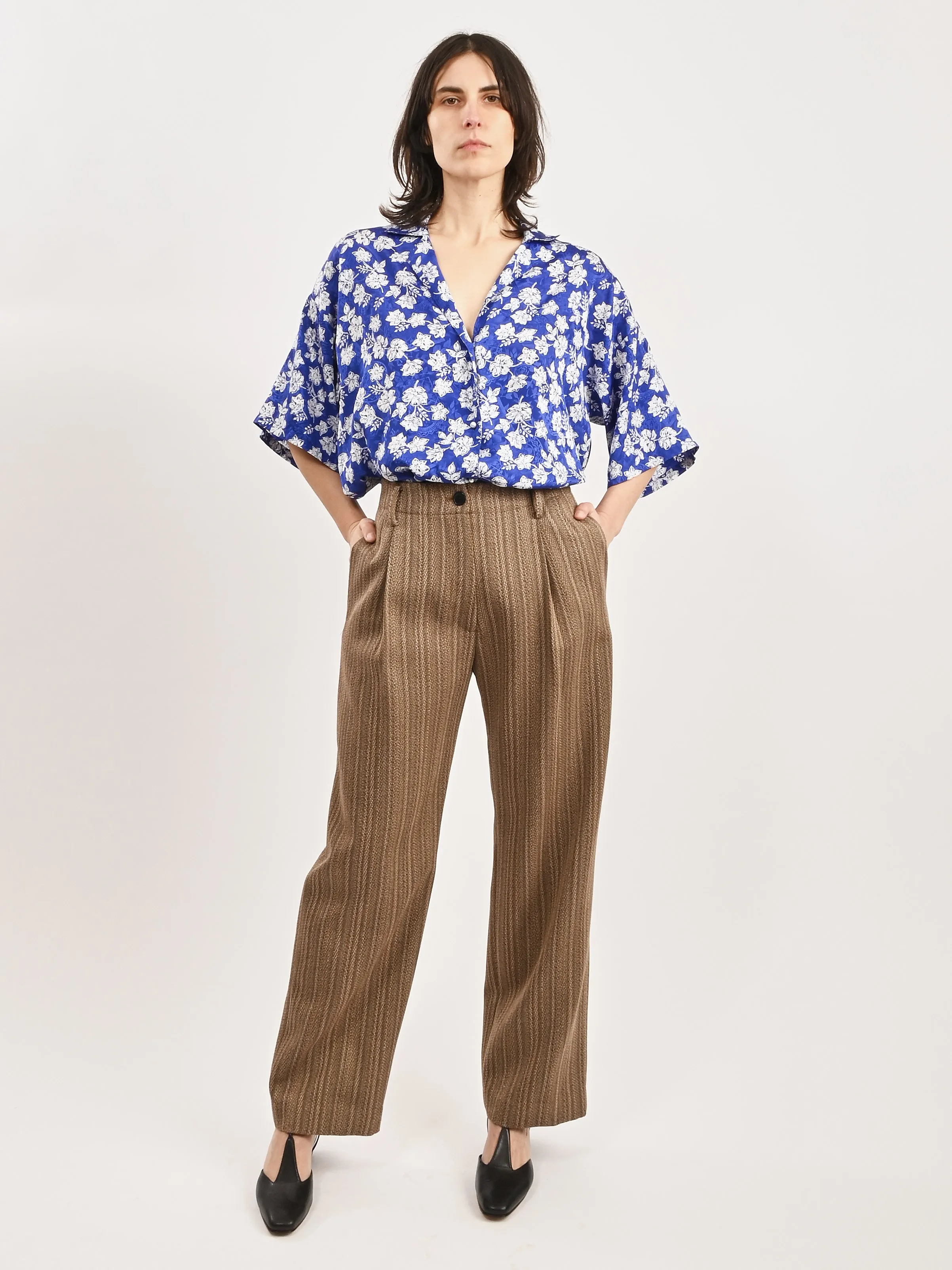 Wood Hurst Pant sold by Frances May Houseline
