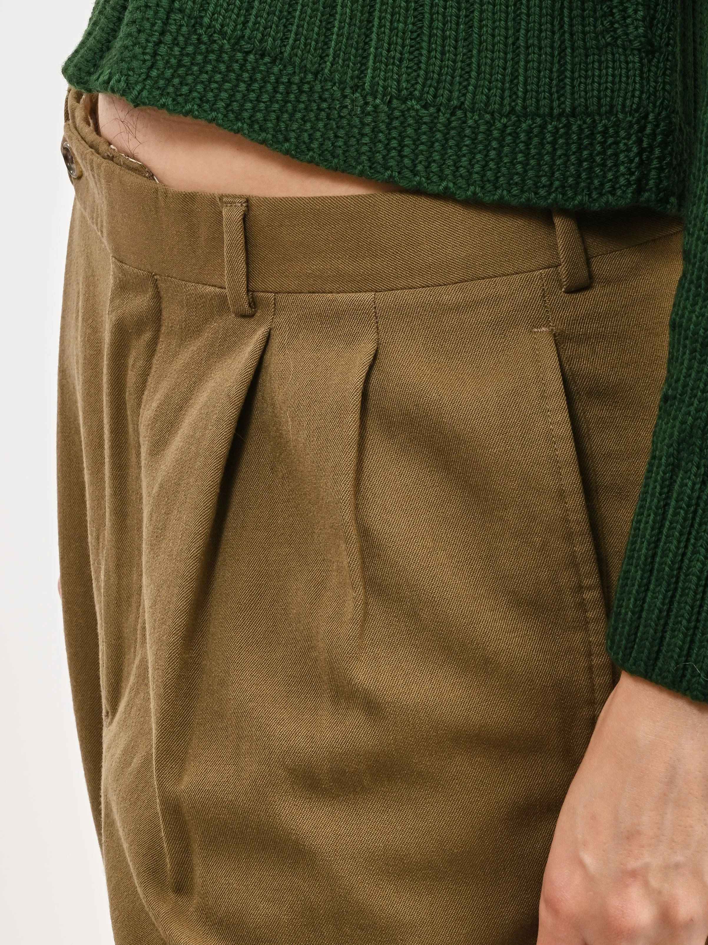 Cropped Ochre Trousers sold by Frances May Houseline product image thumbnail 3