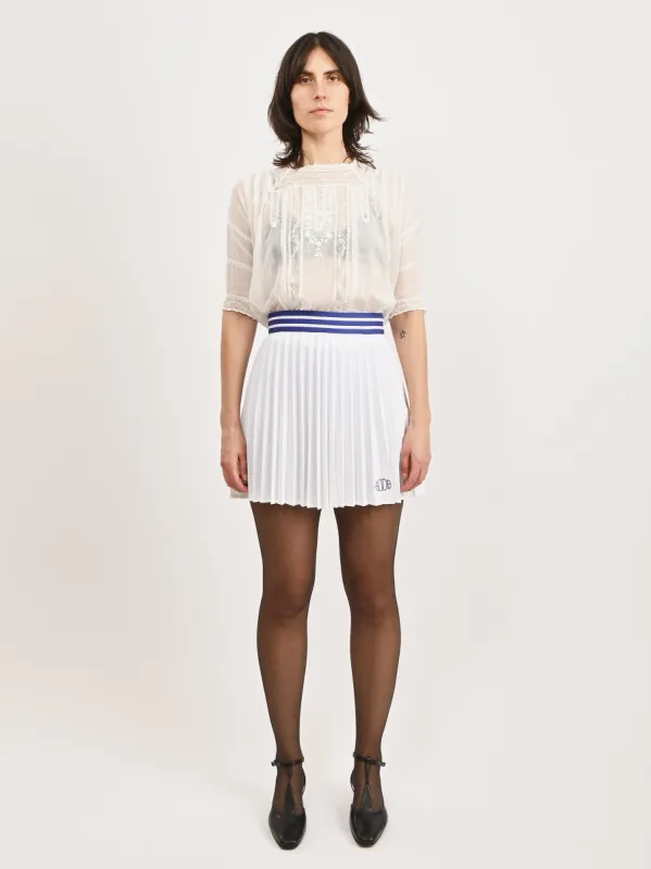 Cream Court Skirt sold by Frances May Houseline