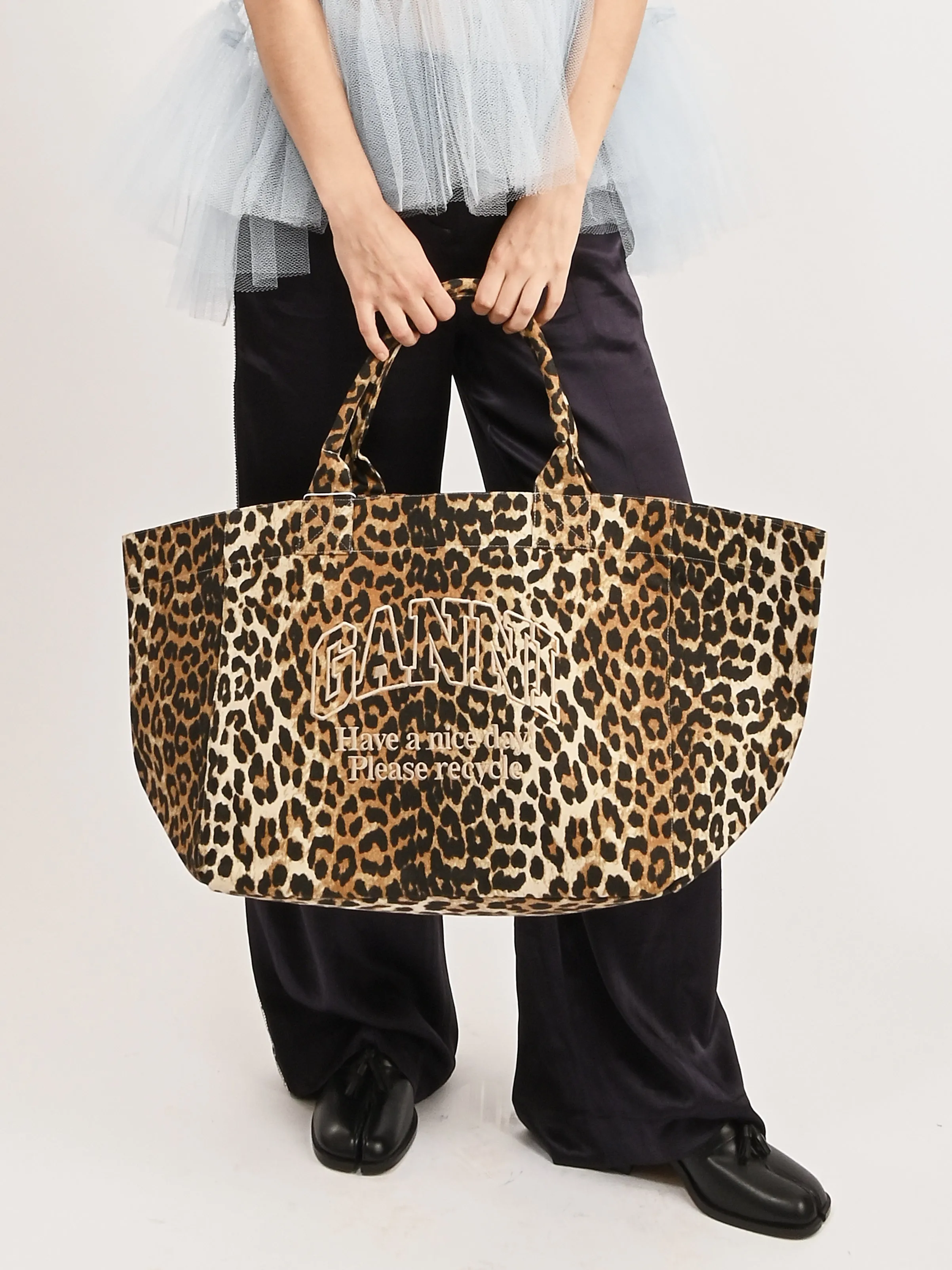 Leopard Print XXL Shopper sold by Frances May Houseline product image thumbnail 2