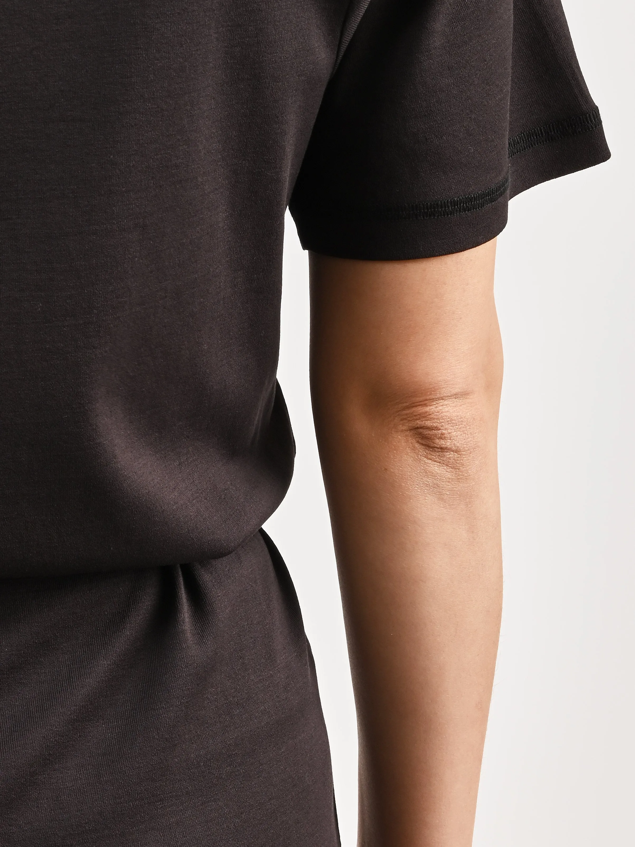 Squid Ink Belted Rib T-Shirt Dress sold by Frances May Houseline product image thumbnail 4