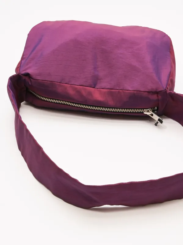 Purple Shine Baguette Bag made by Frances May Houseline