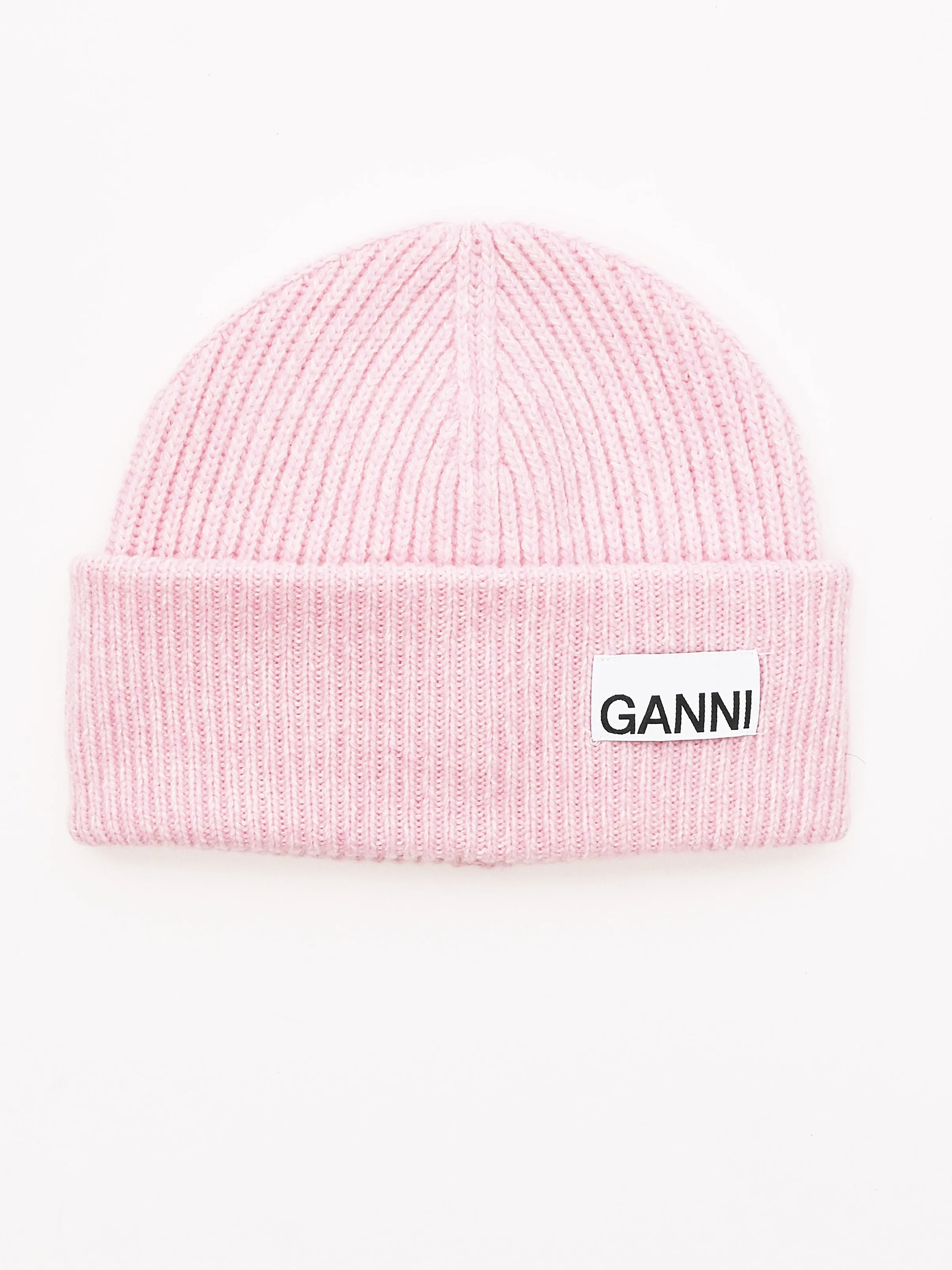 Mauve Chalk Light Structured Rib Knit Beanie sold by Frances May Houseline product image thumbnail 2