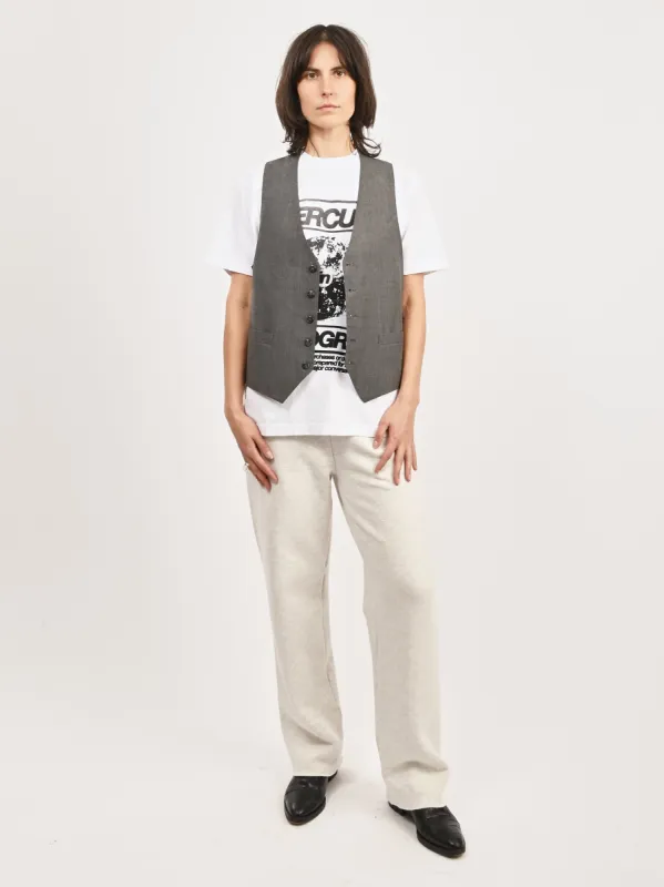 Grey Vest sold by Frances May Houseline