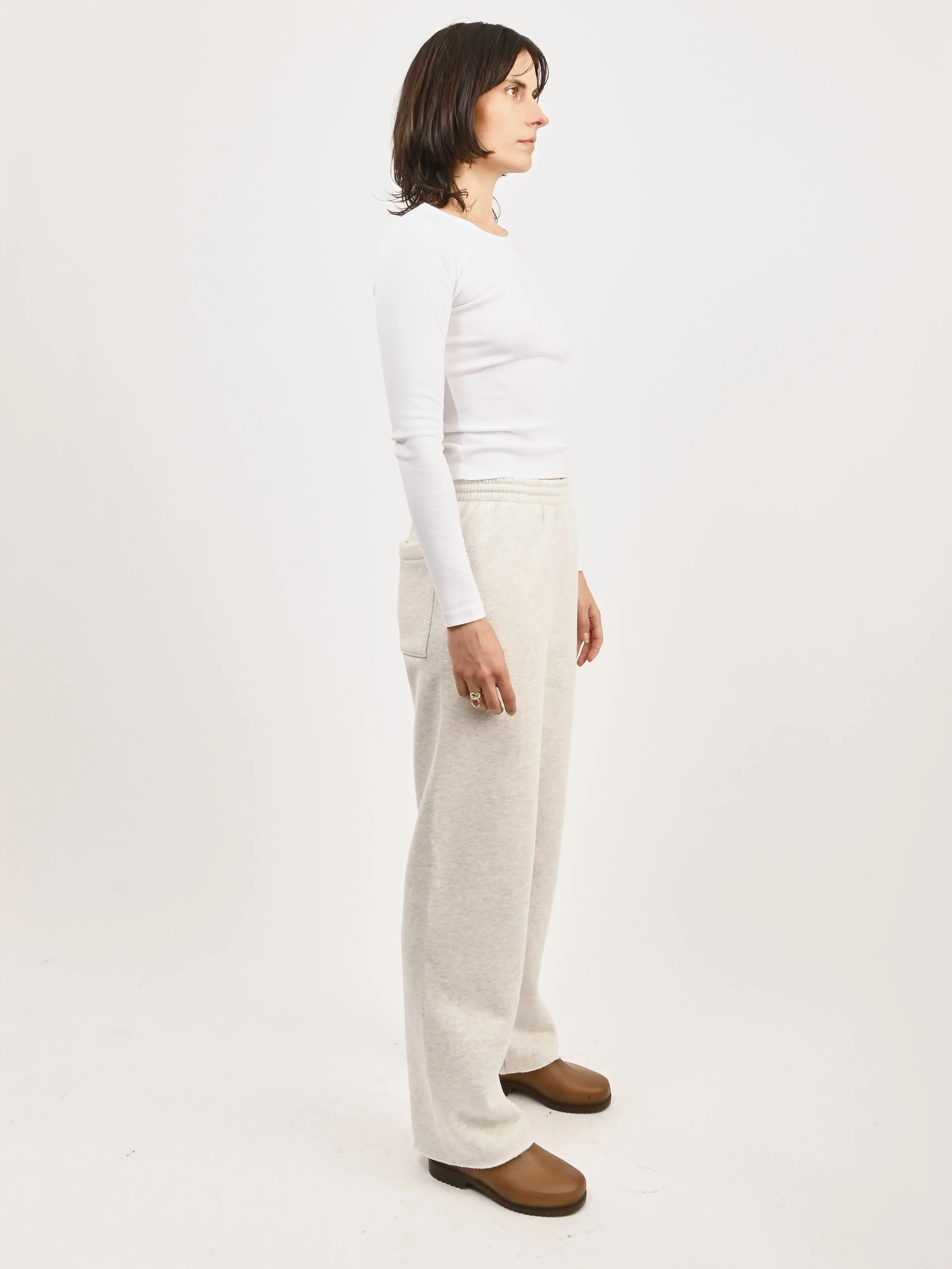 Ash Grey Heavy Fleece Sunday Pant sold by Frances May Houseline product image thumbnail 5