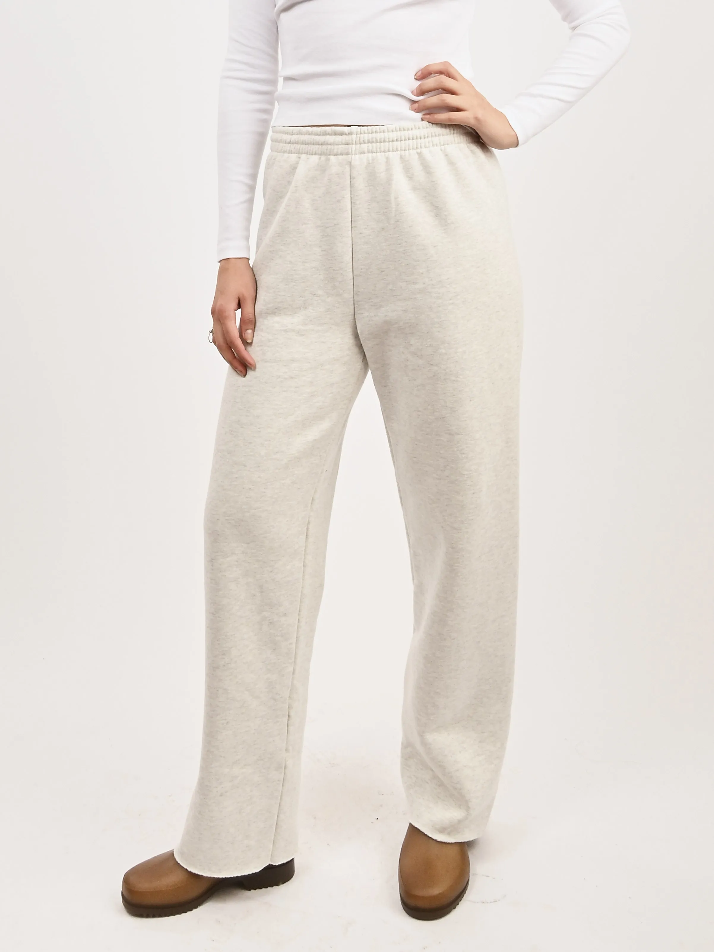 Ash Grey Heavy Fleece Sunday Pant sold by Frances May Houseline product image thumbnail 2