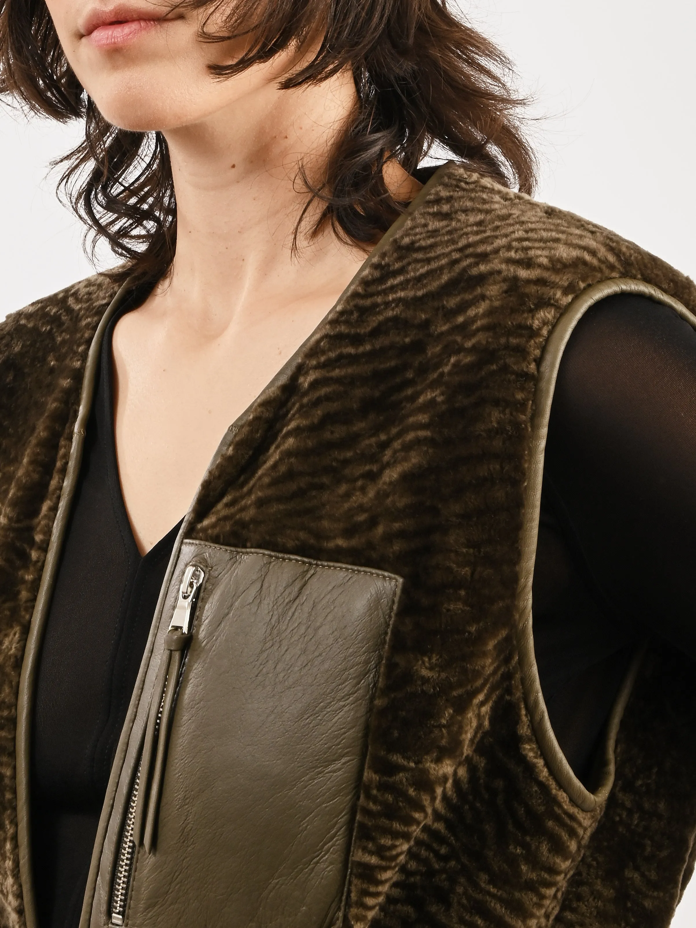 Olive Oliver Vest sold by Frances May Houseline product image thumbnail 3