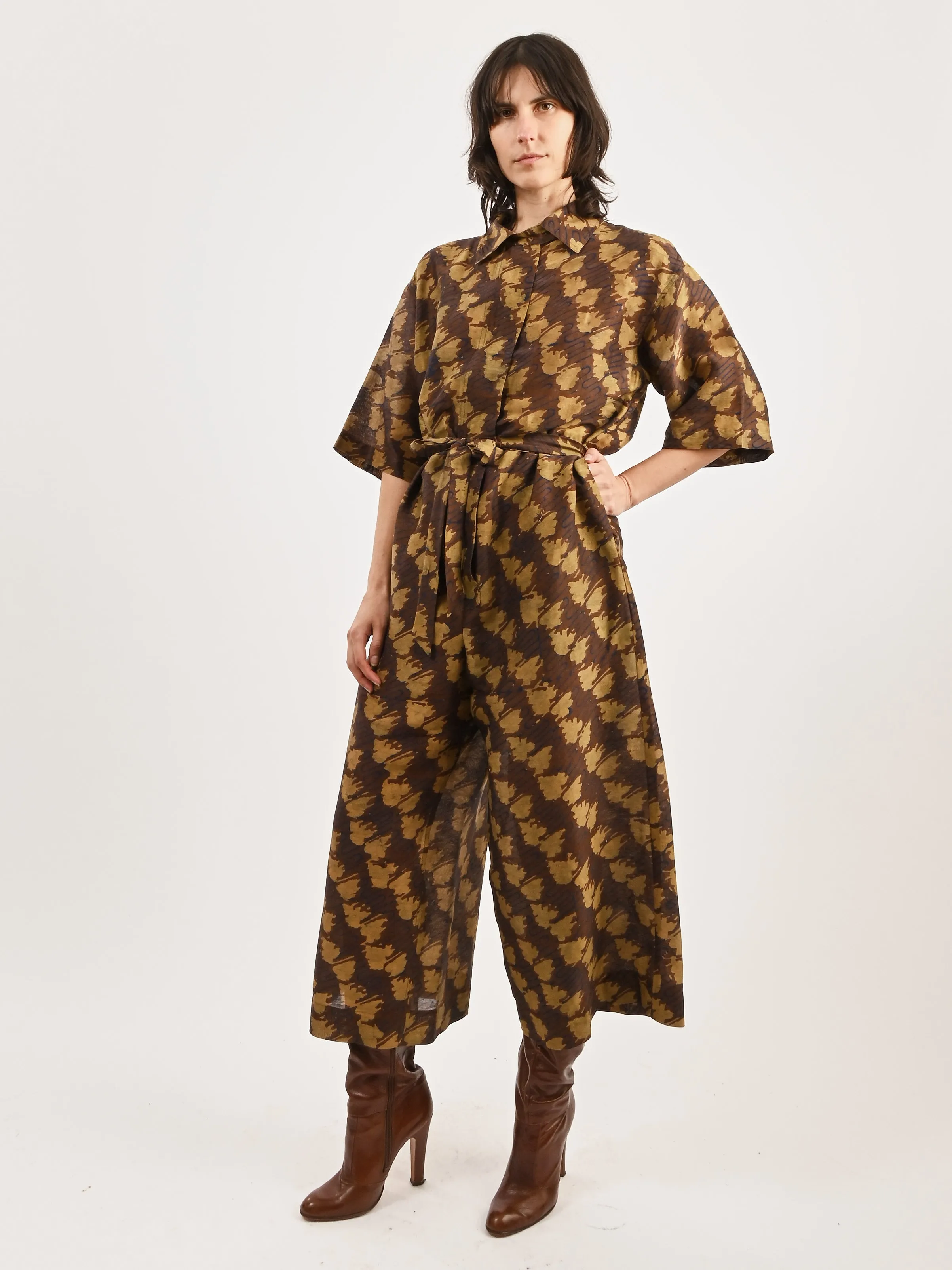 Prune Marcelino Jumpsuit sold by Frances May Houseline product image thumbnail 2