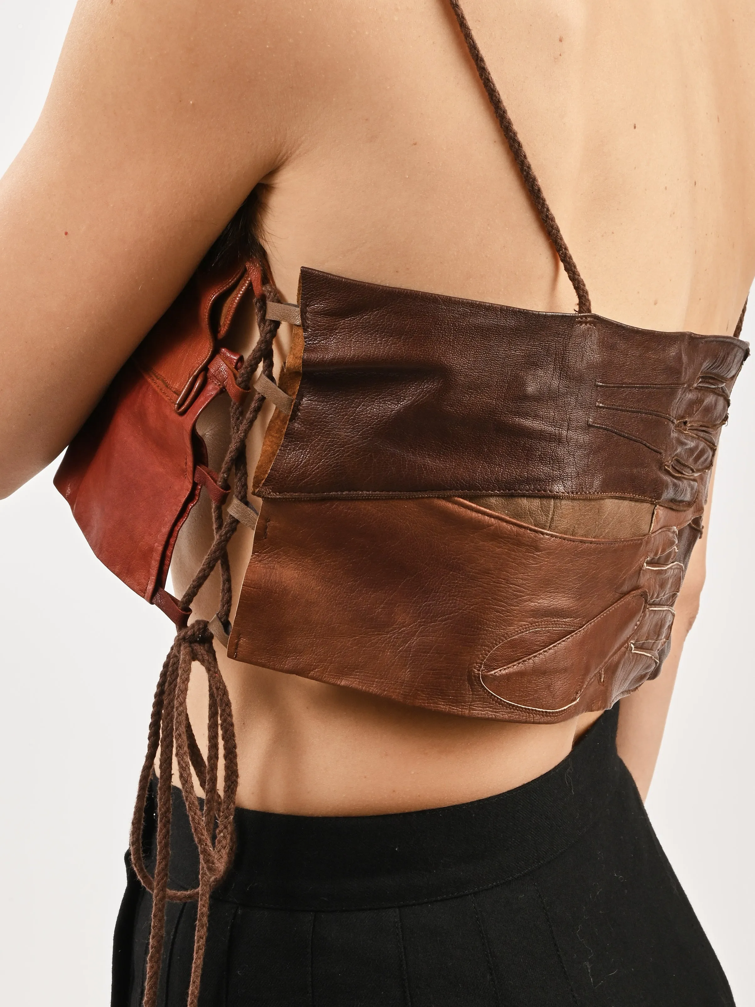 Rust Glove Cami sold by Frances May Houseline product image thumbnail 4