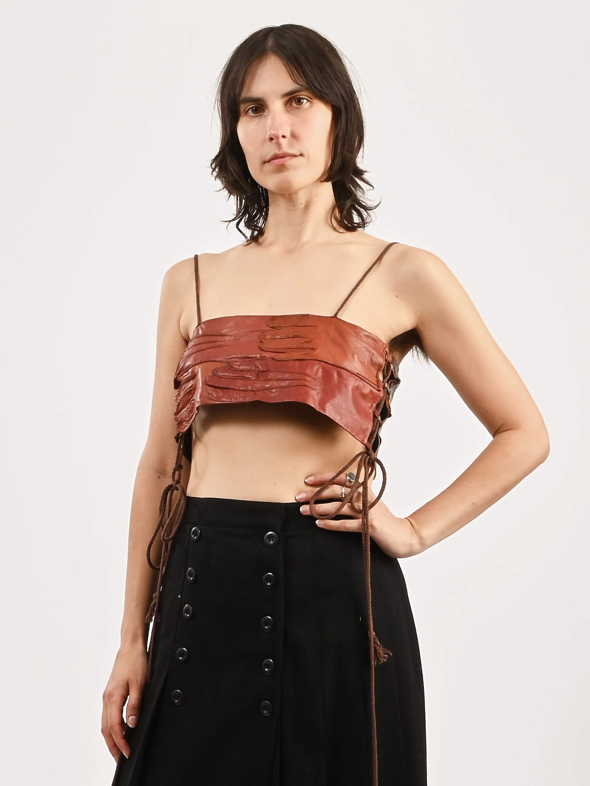 Rust Glove Cami sold by Frances May Houseline product image thumbnail 2