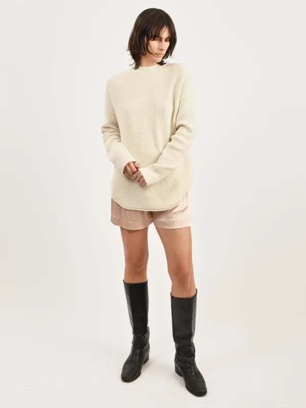 Vanilla Waffle Crewneck made by Lauren Manoogian