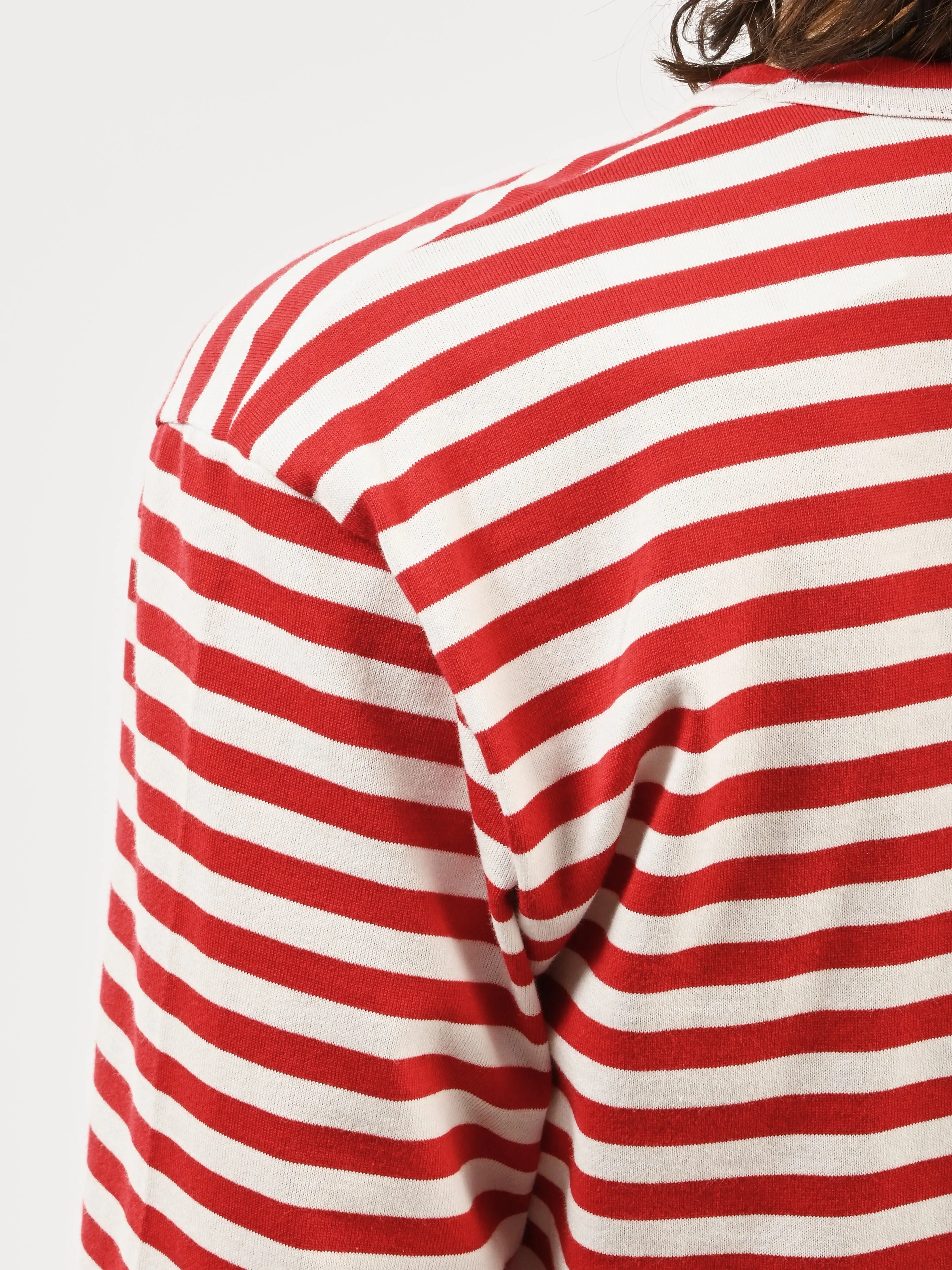 Red/White Red Heart Play Striped T-Shirt sold by Frances May Houseline product image thumbnail 4