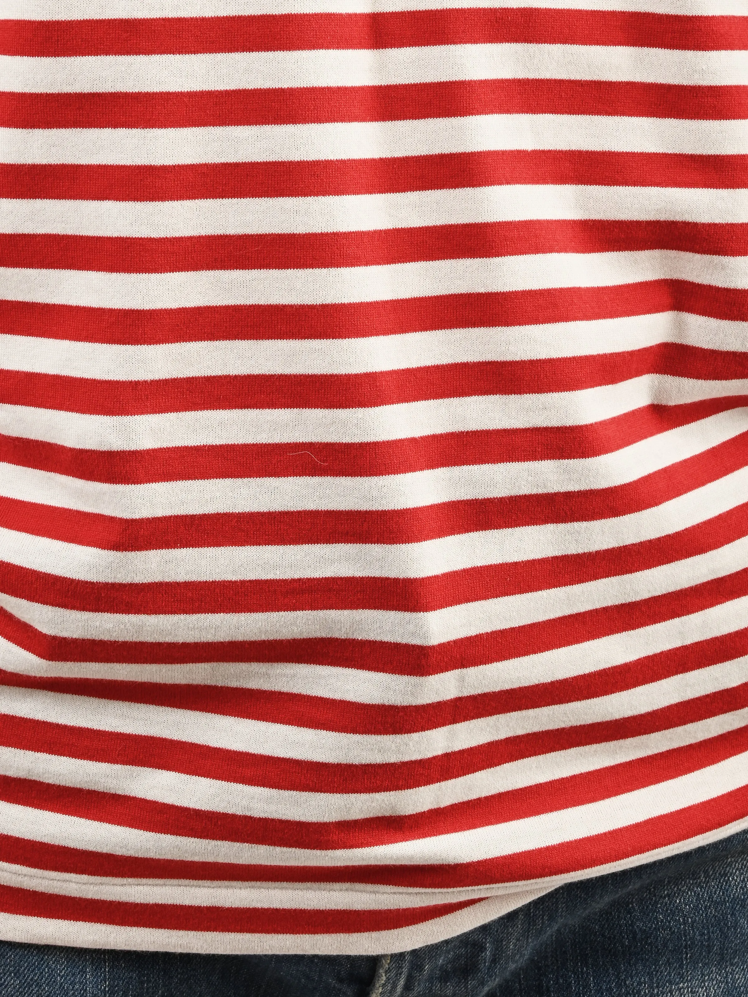 Red/White Red Heart Play Striped T-Shirt sold by Frances May Houseline product image thumbnail 5