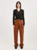 Black Deep V-Neck Top sold by Frances May Houseline