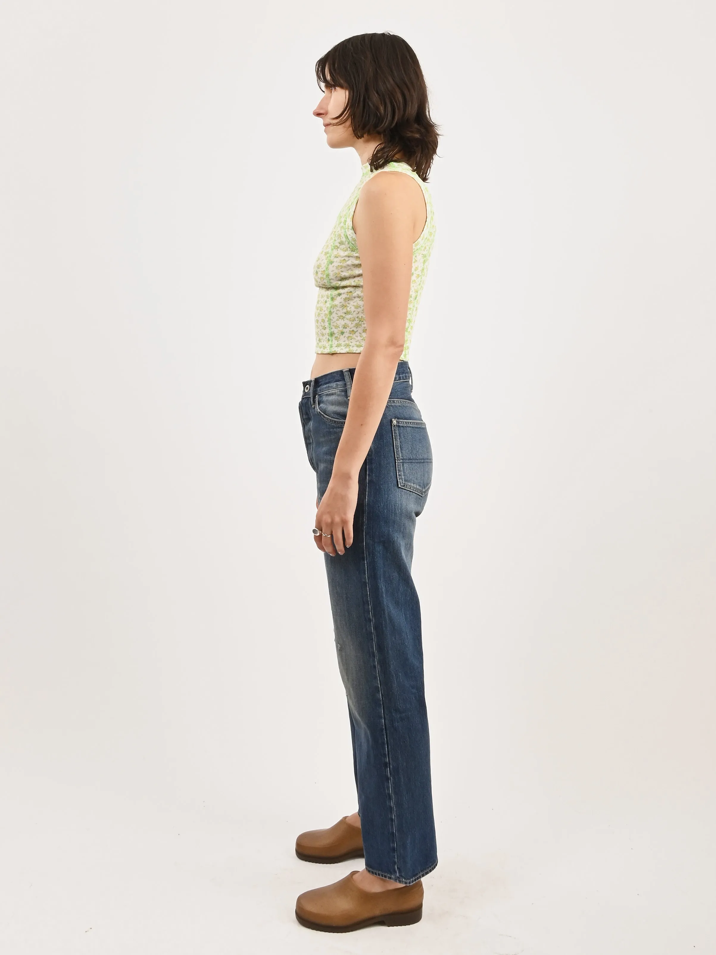 Lemon/Lime Cropped Scuba Tank sold by Frances May Houseline product image thumbnail 5