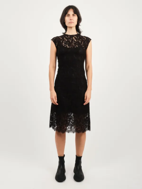 Black Lace Erika Dress sold by Frances May Houseline