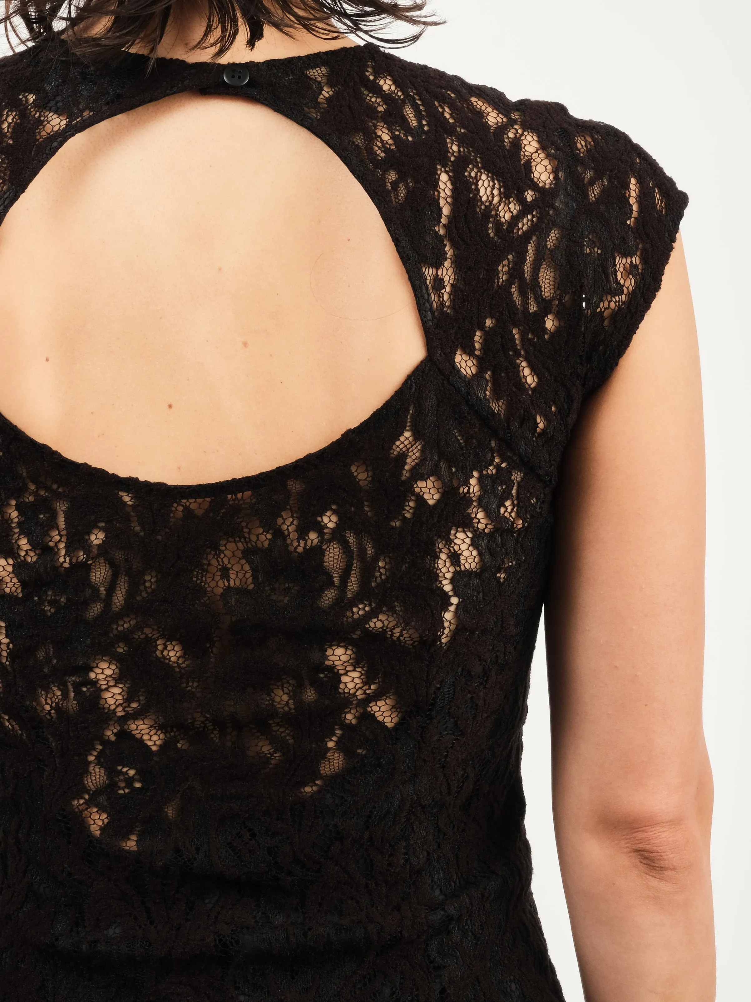 Black Lace Erika Dress sold by Frances May Houseline product image thumbnail 4