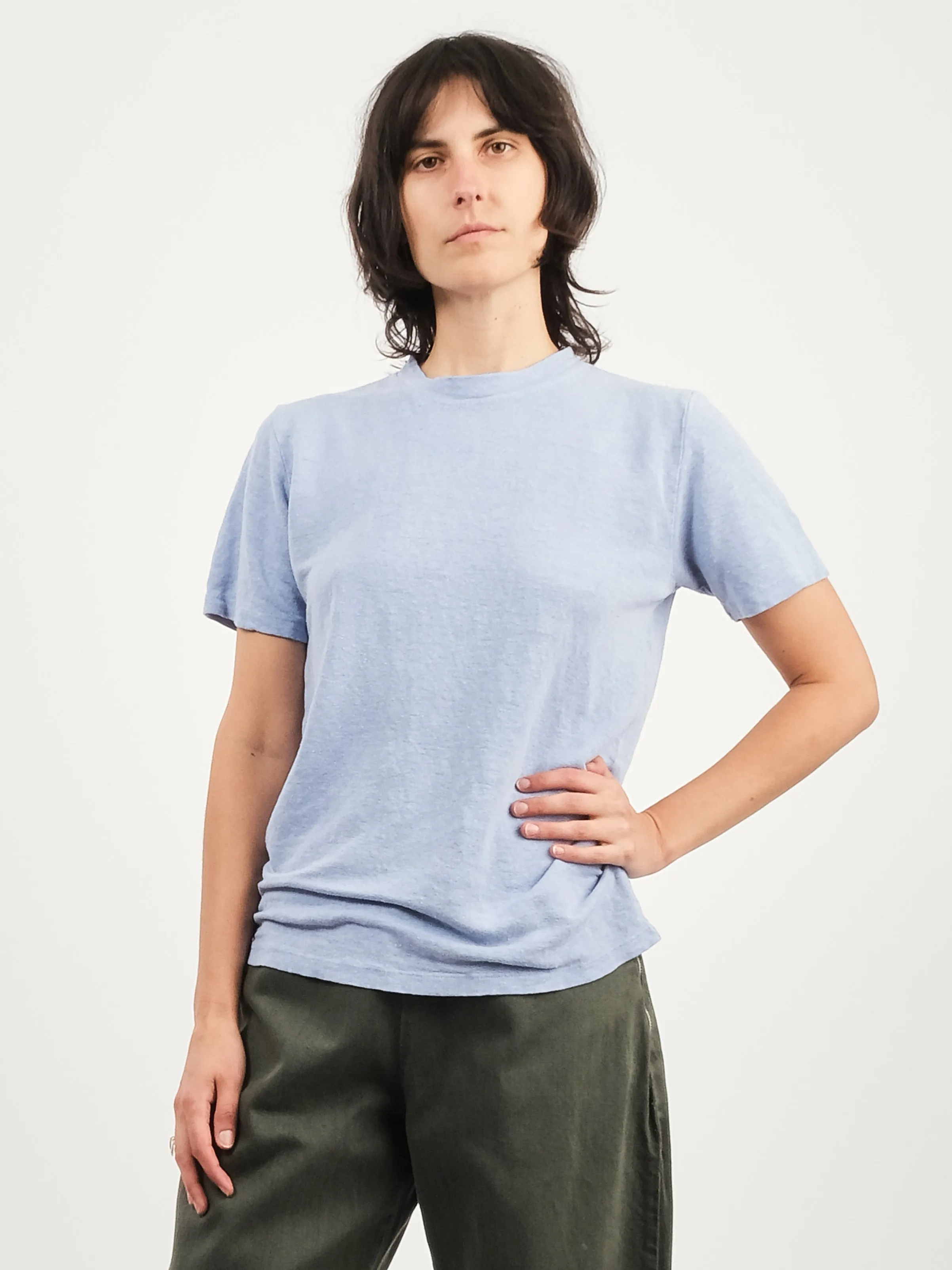 Coastal Blue Mana 10 100% Hemp Tee sold by Frances May Houseline product image thumbnail 2