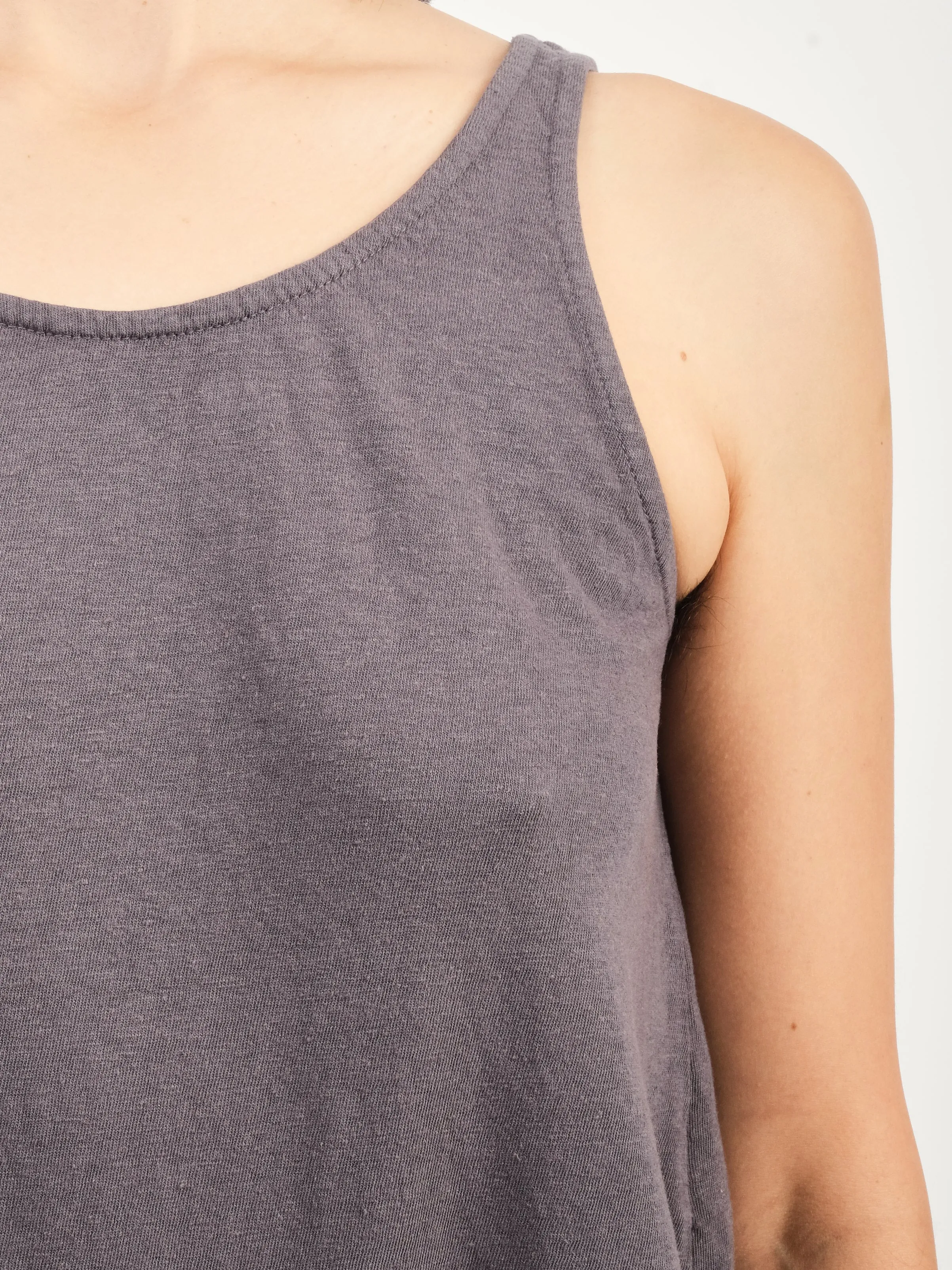 Diesel Grey Cropped Tank sold by Frances May Houseline product image thumbnail 3