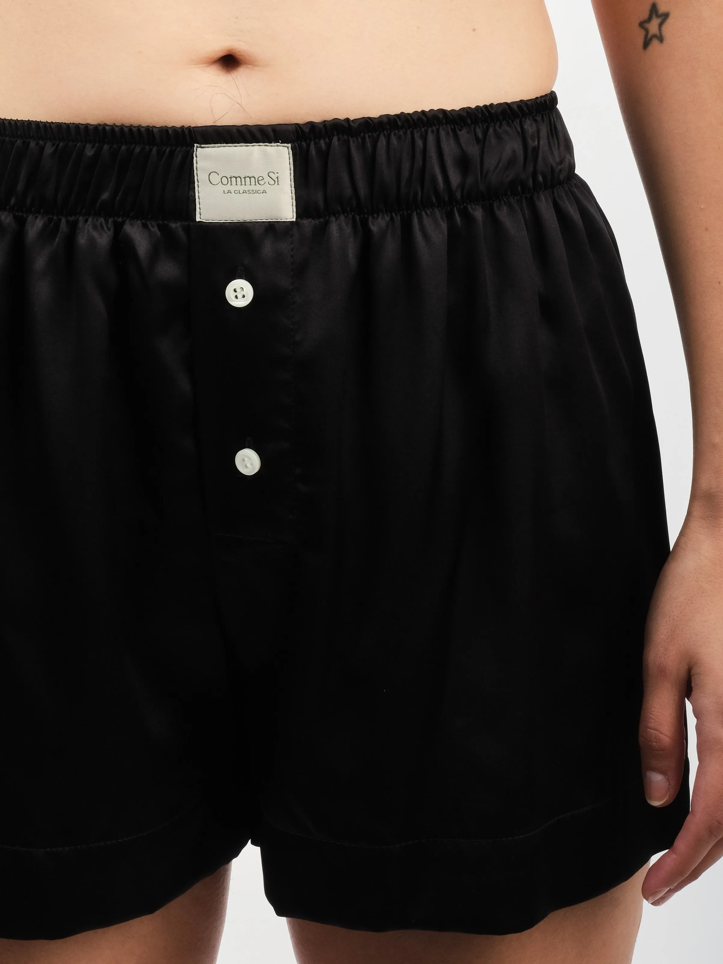 Black La Boxer Classica Silk sold by Frances May Houseline product image thumbnail 3