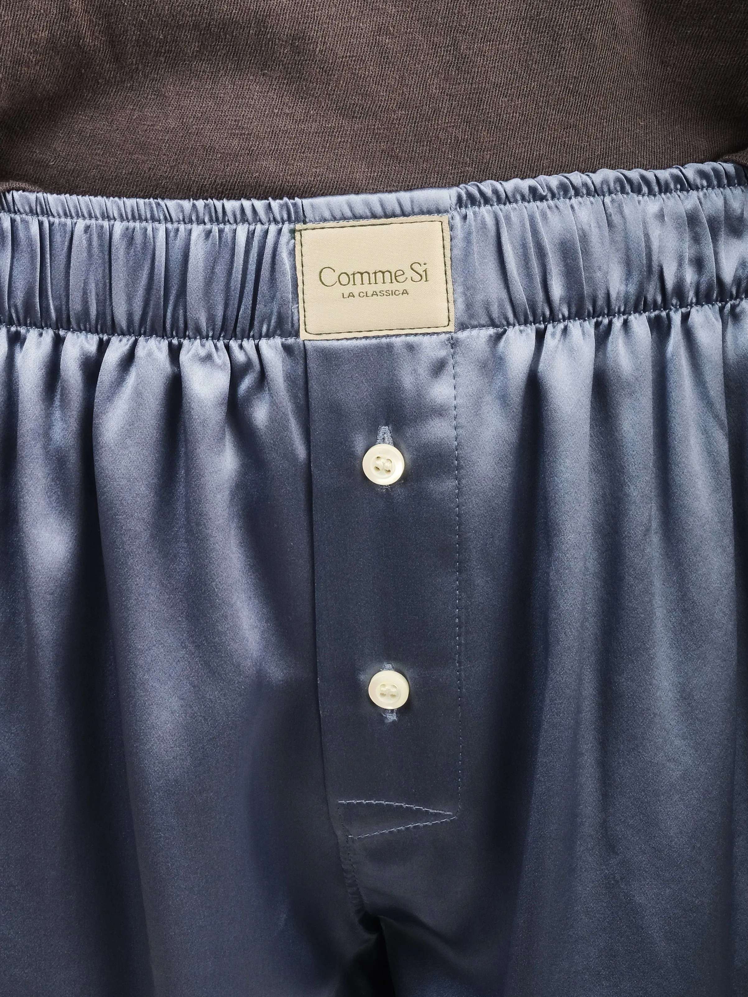 Periwinkle La Boxer Classica Silk sold by Frances May Houseline product image thumbnail 3