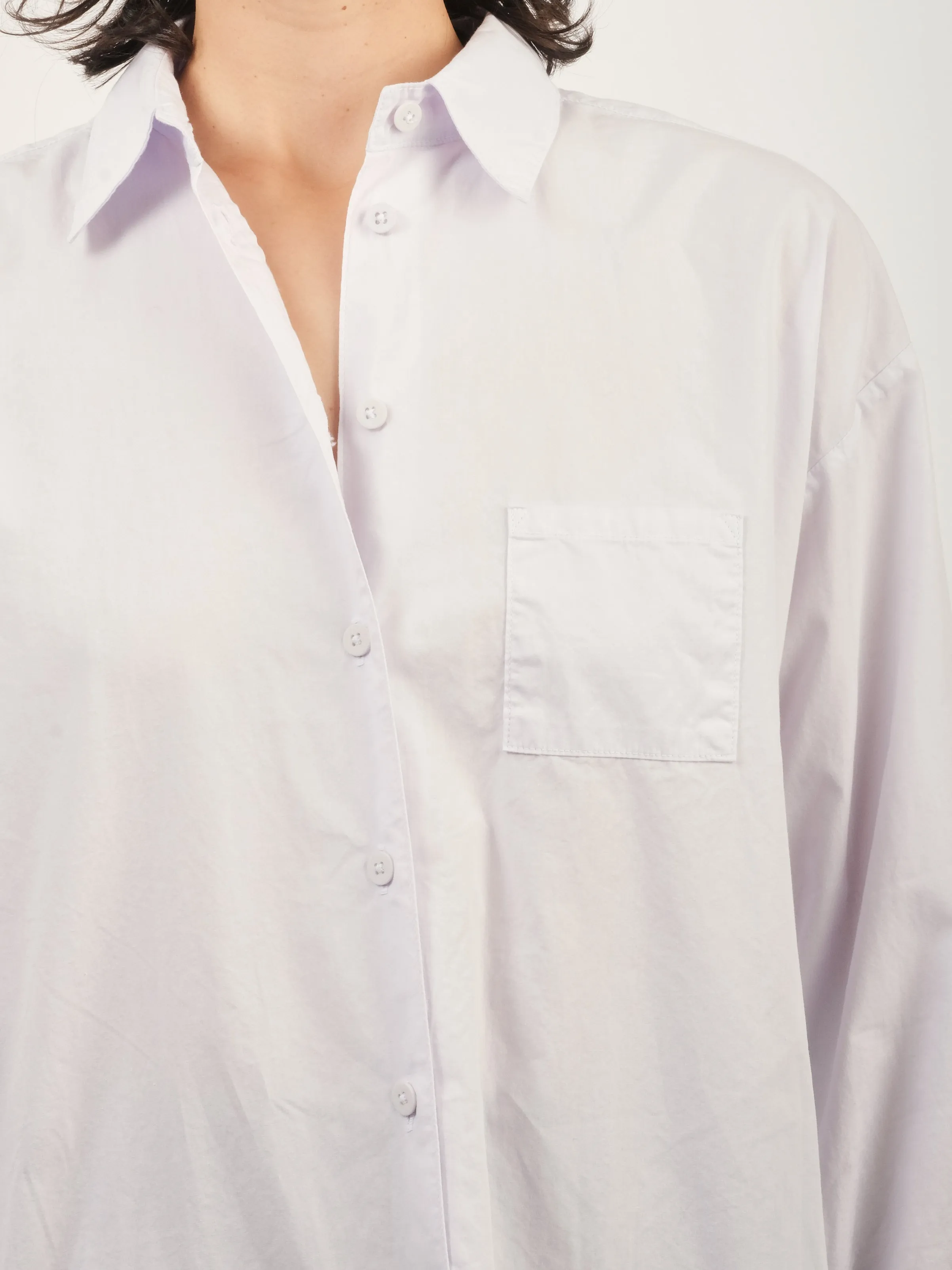 Lilac Haze Painter Shirt sold by Frances May Houseline product image thumbnail 4