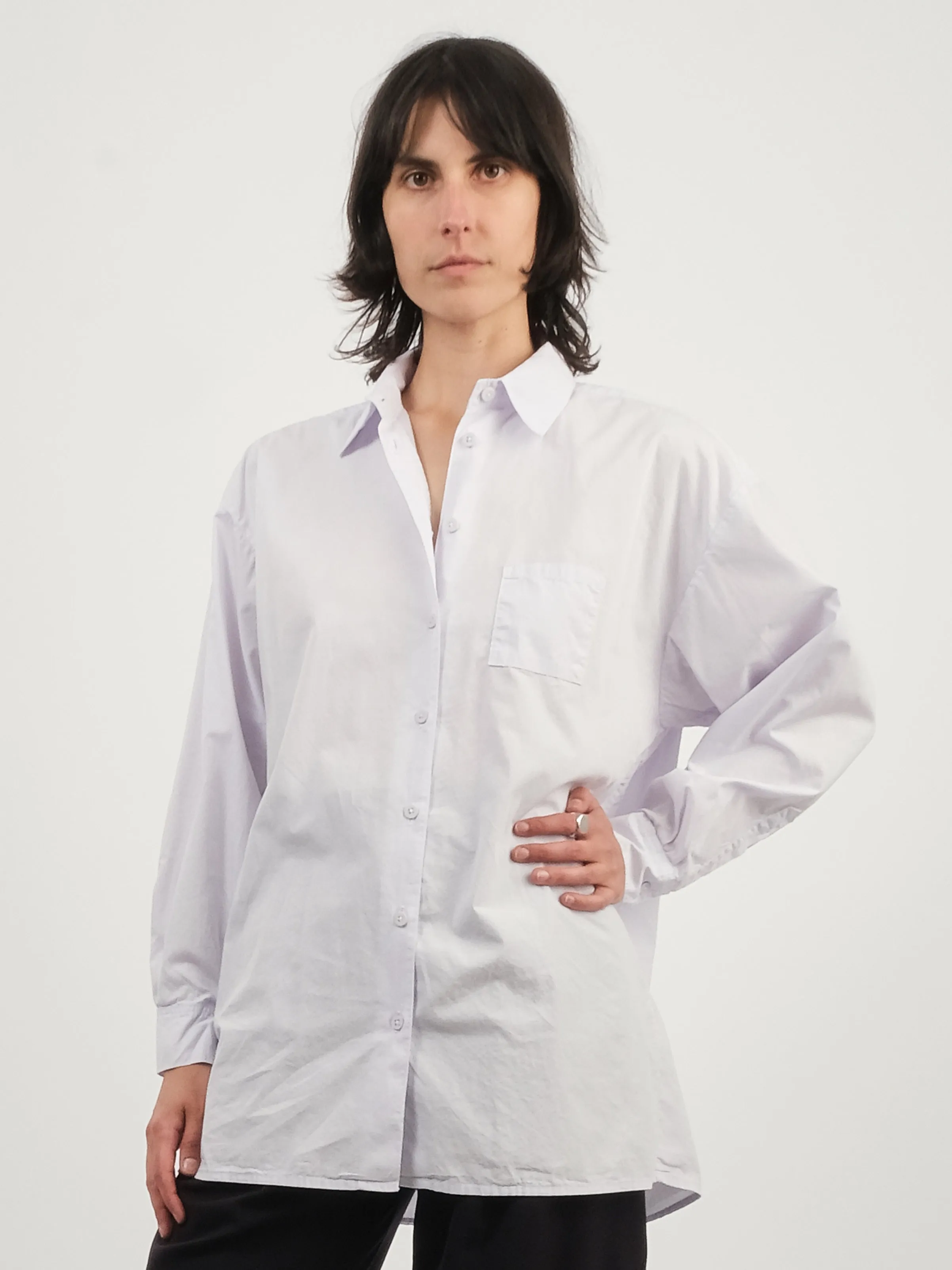 Lilac Haze Painter Shirt sold by Frances May Houseline product image thumbnail 2