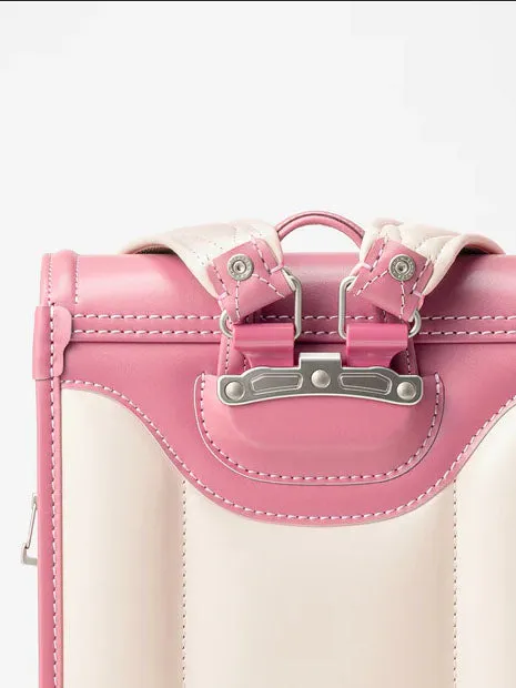 Peach X Rest On Lake Randoseru Cowhide Hybrid Backpack sold by Frances May Houseline product image thumbnail 4