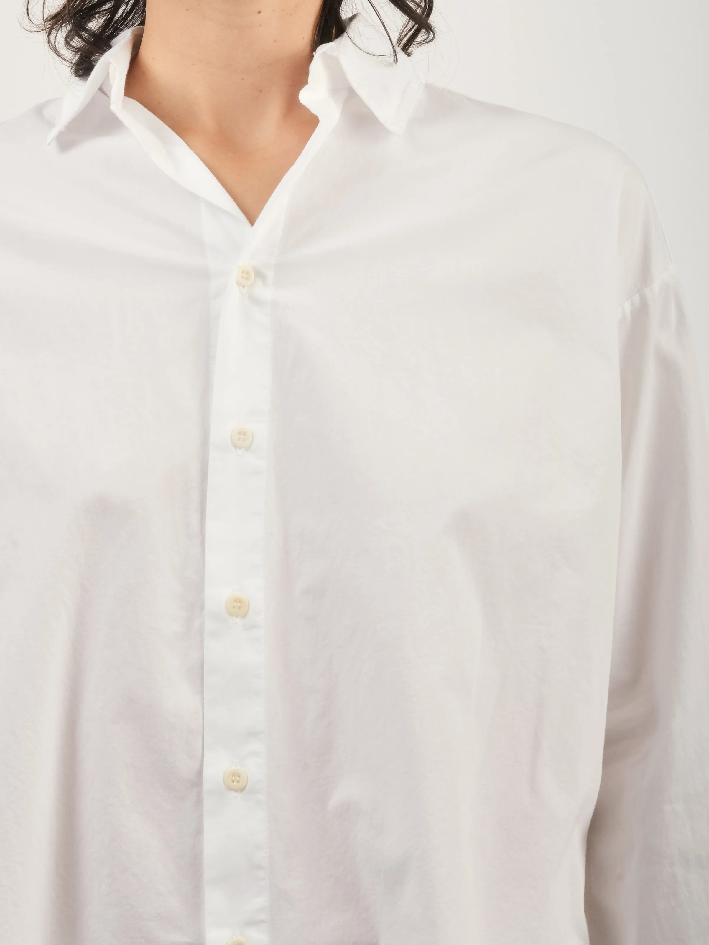 White Egitto Camicia Eolia sold by Frances May Houseline product image thumbnail 3