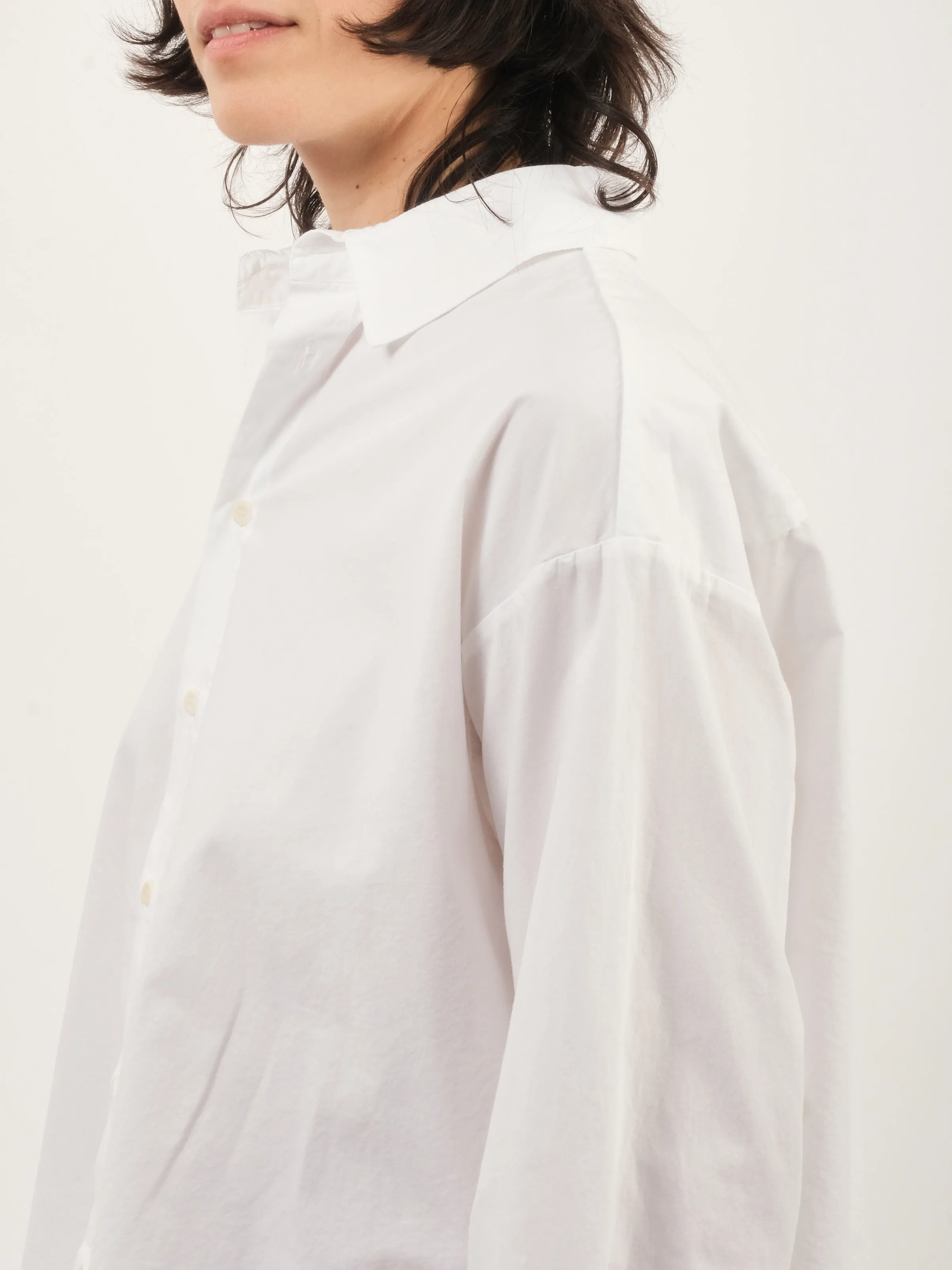 White Egitto Camicia Eolia sold by Frances May Houseline product image thumbnail 4