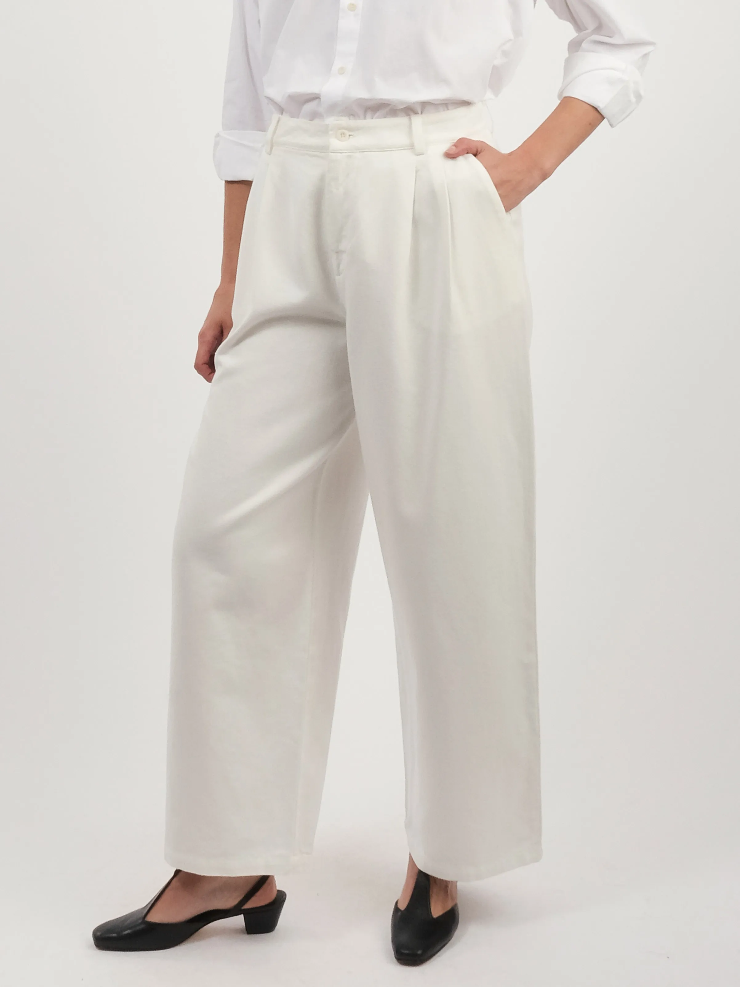 Winter White Mel Panta Zeta sold by Frances May Houseline product image thumbnail 2