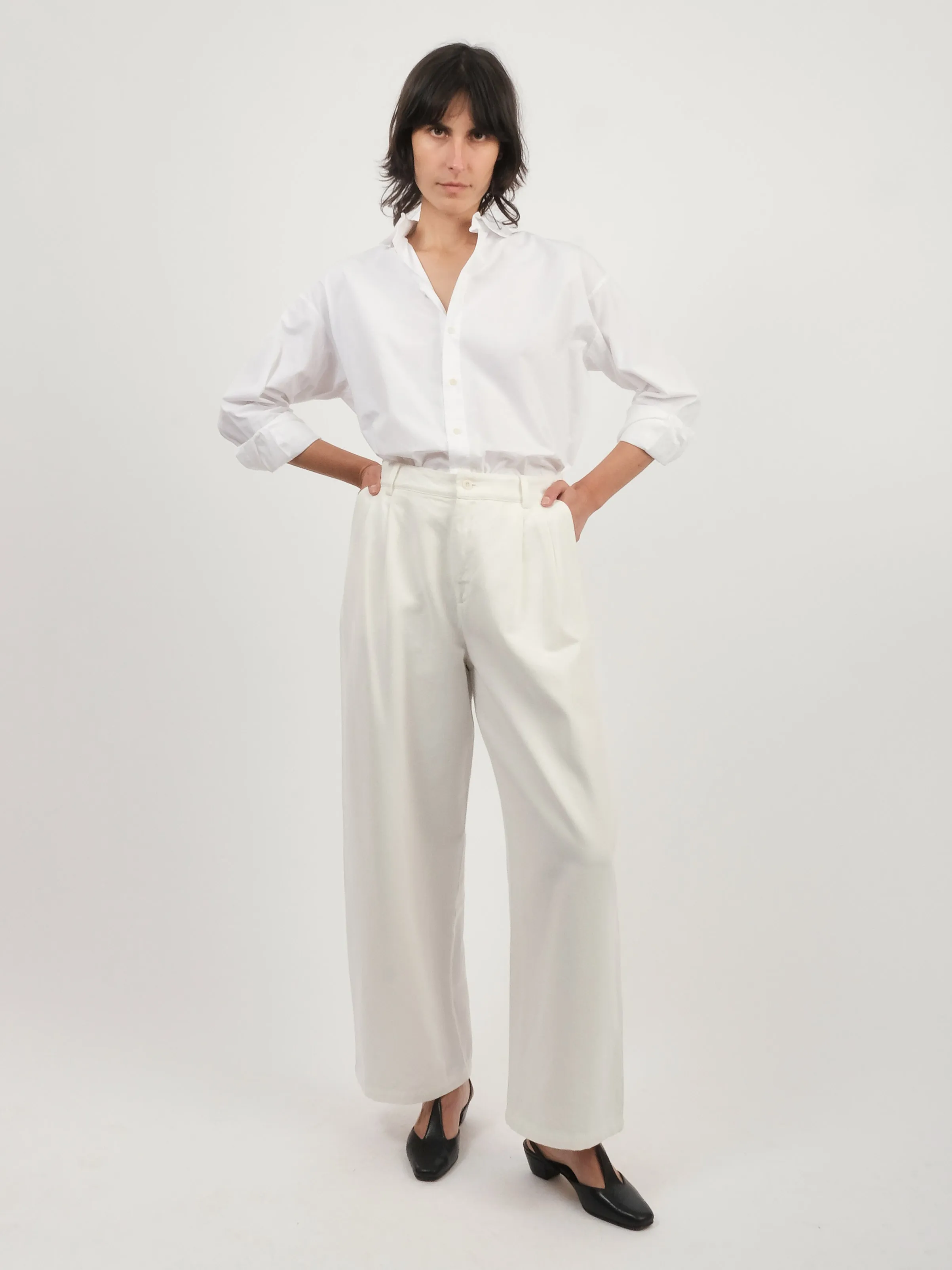 Winter White Mel Panta Zeta sold by Frances May Houseline