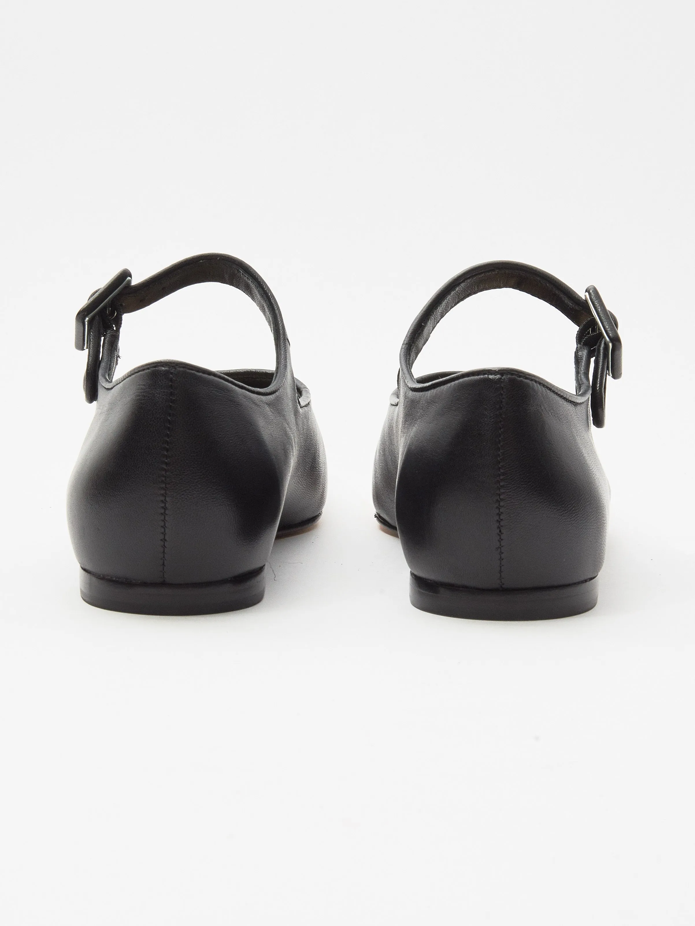 Black Leather Mary Jane Pointe sold by Frances May Houseline product image thumbnail 5
