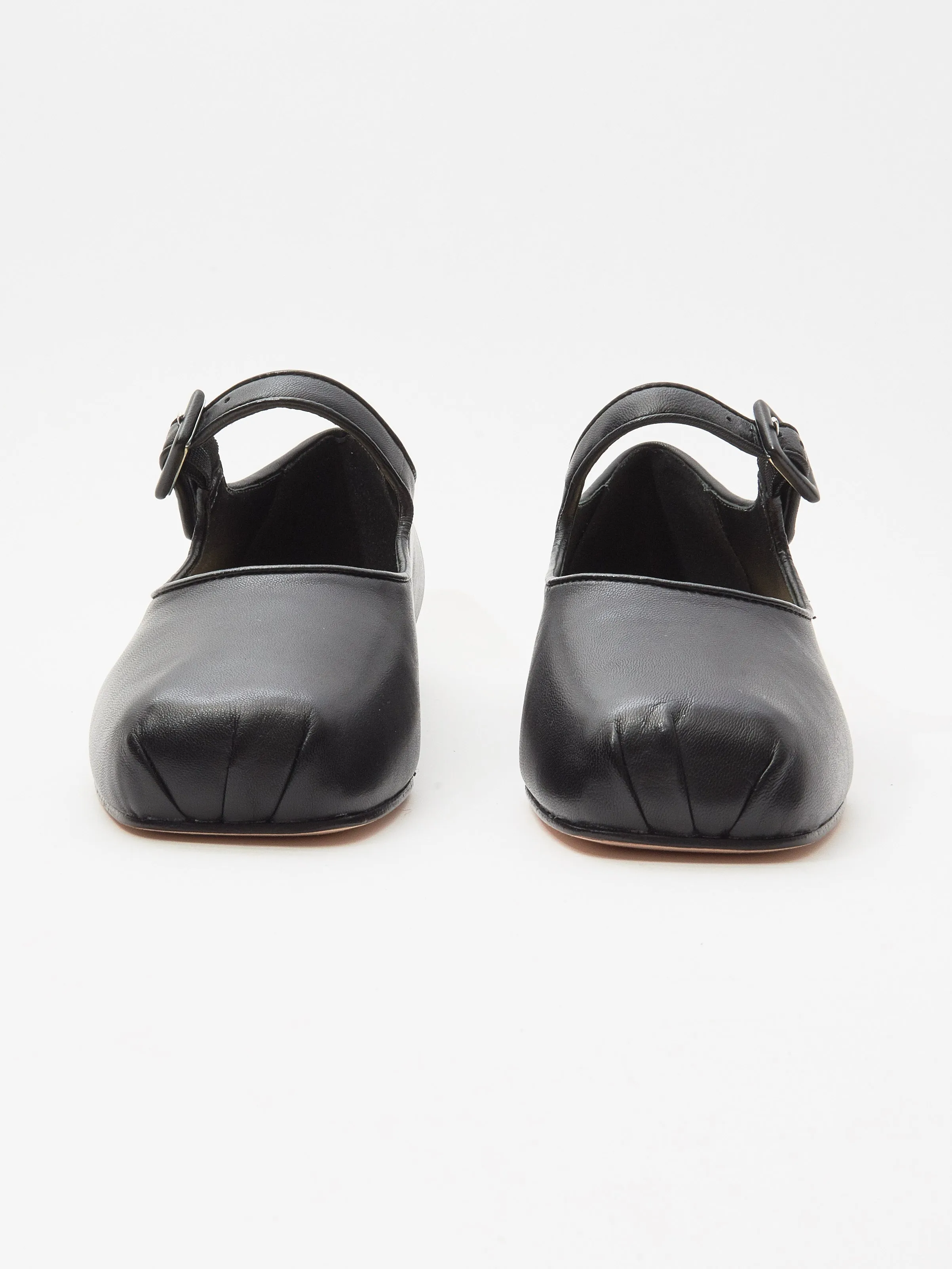 Black Leather Mary Jane Pointe sold by Frances May Houseline product image thumbnail 4