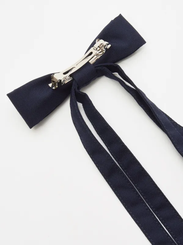 Navy Hikari Bow made by Sandy Liang