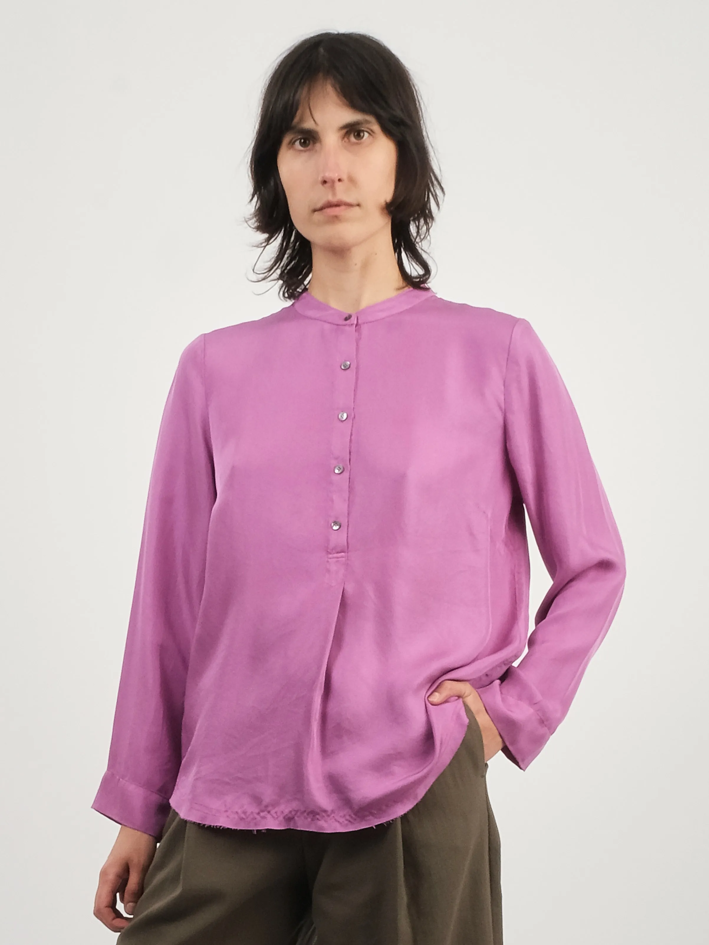 English Rose Perfect Henley Blouse sold by Frances May Houseline product image thumbnail 2